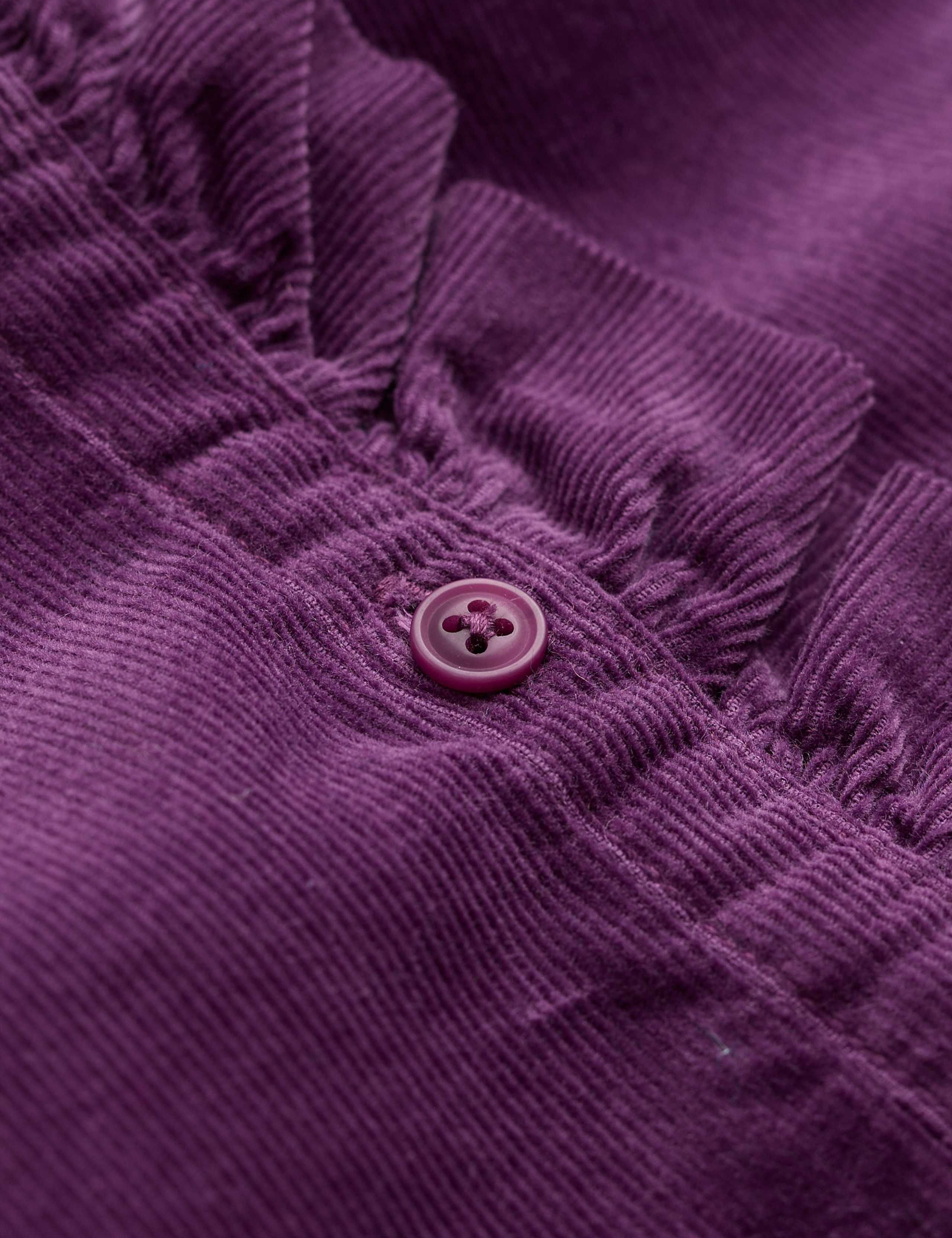 Cord Frill Detail Relaxed Top 3 of 4