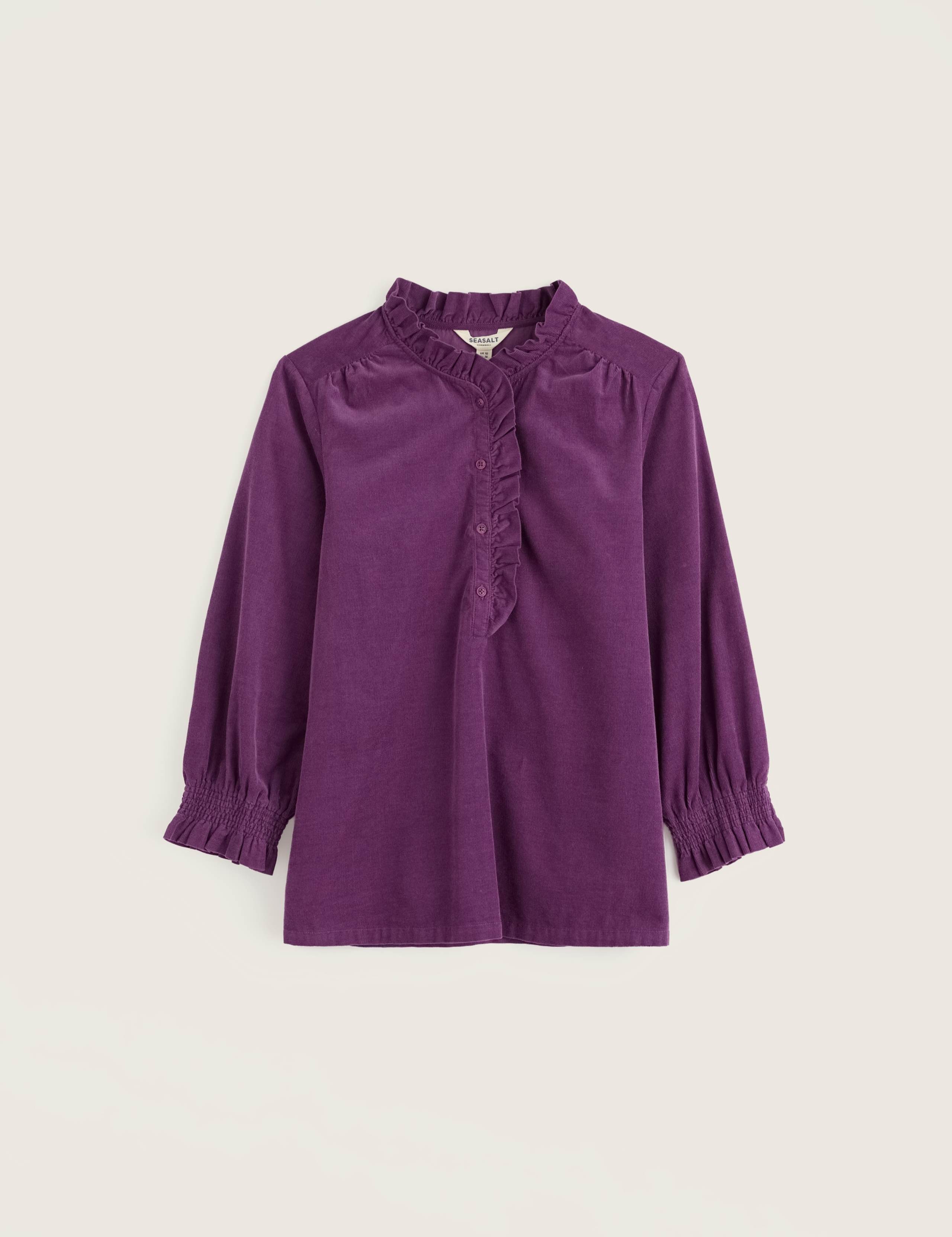 Cord Frill Detail Relaxed Top 2 of 4