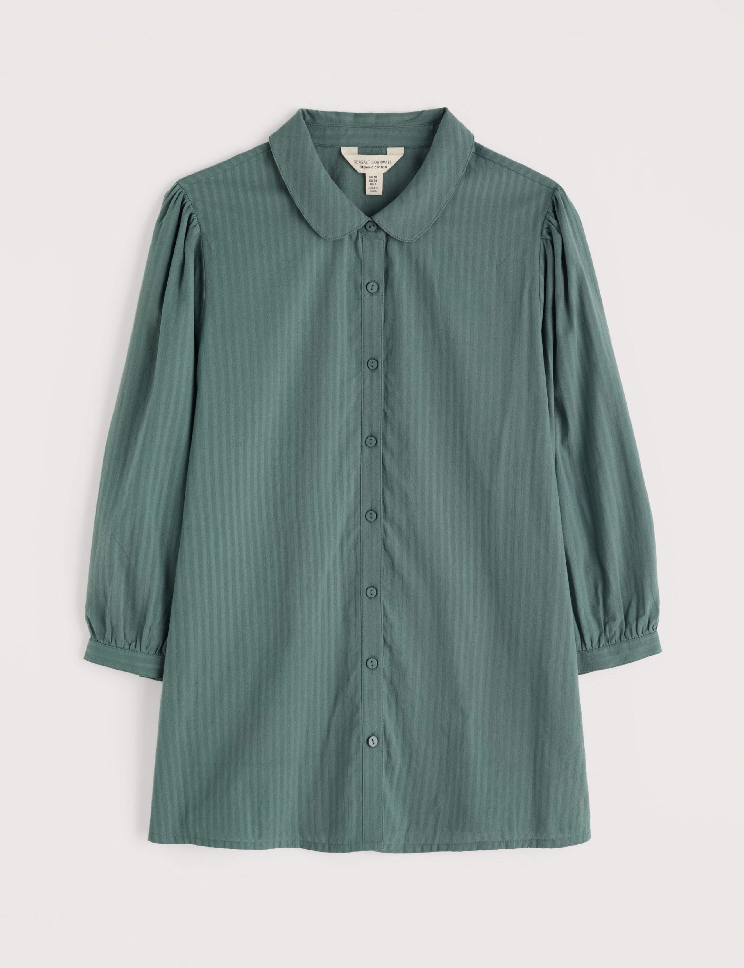 Pure Cotton Striped Relaxed Shirt 1 of 2