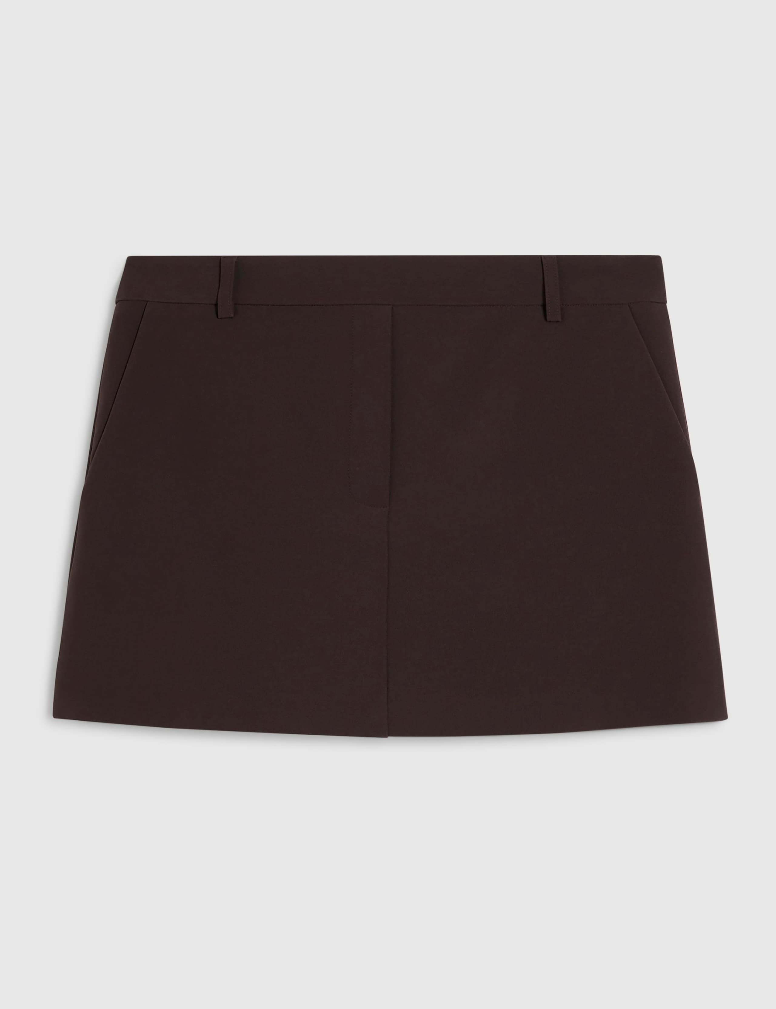 Belted Regular Fit Mini Wrap Skirt 3 of 6