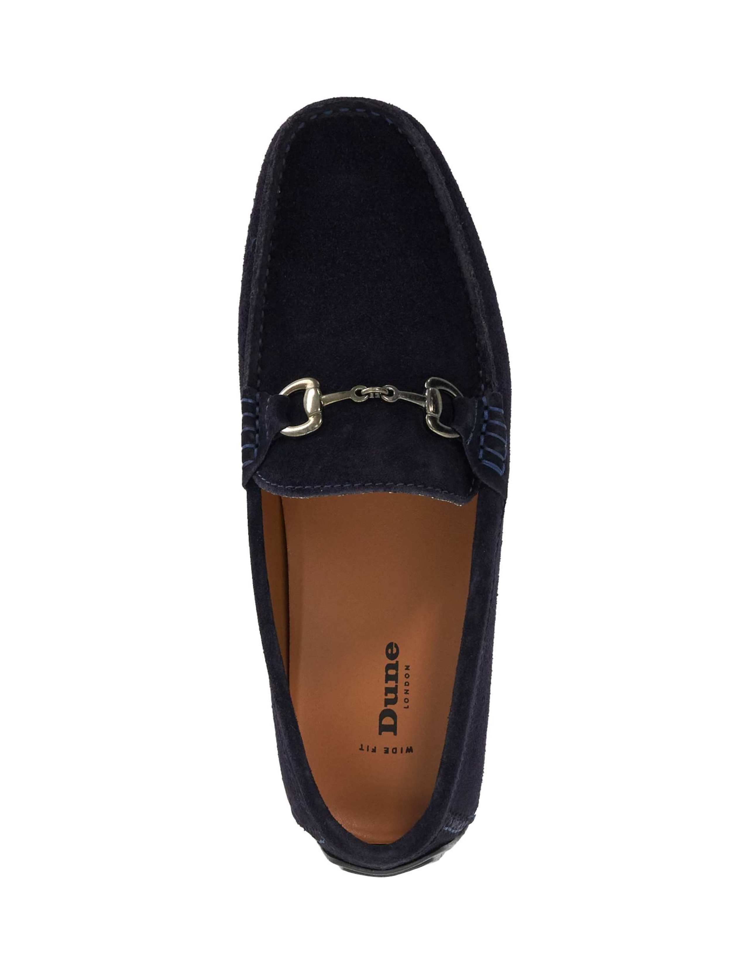 Wide Fit Leather Slip On Loafers 2 of 5