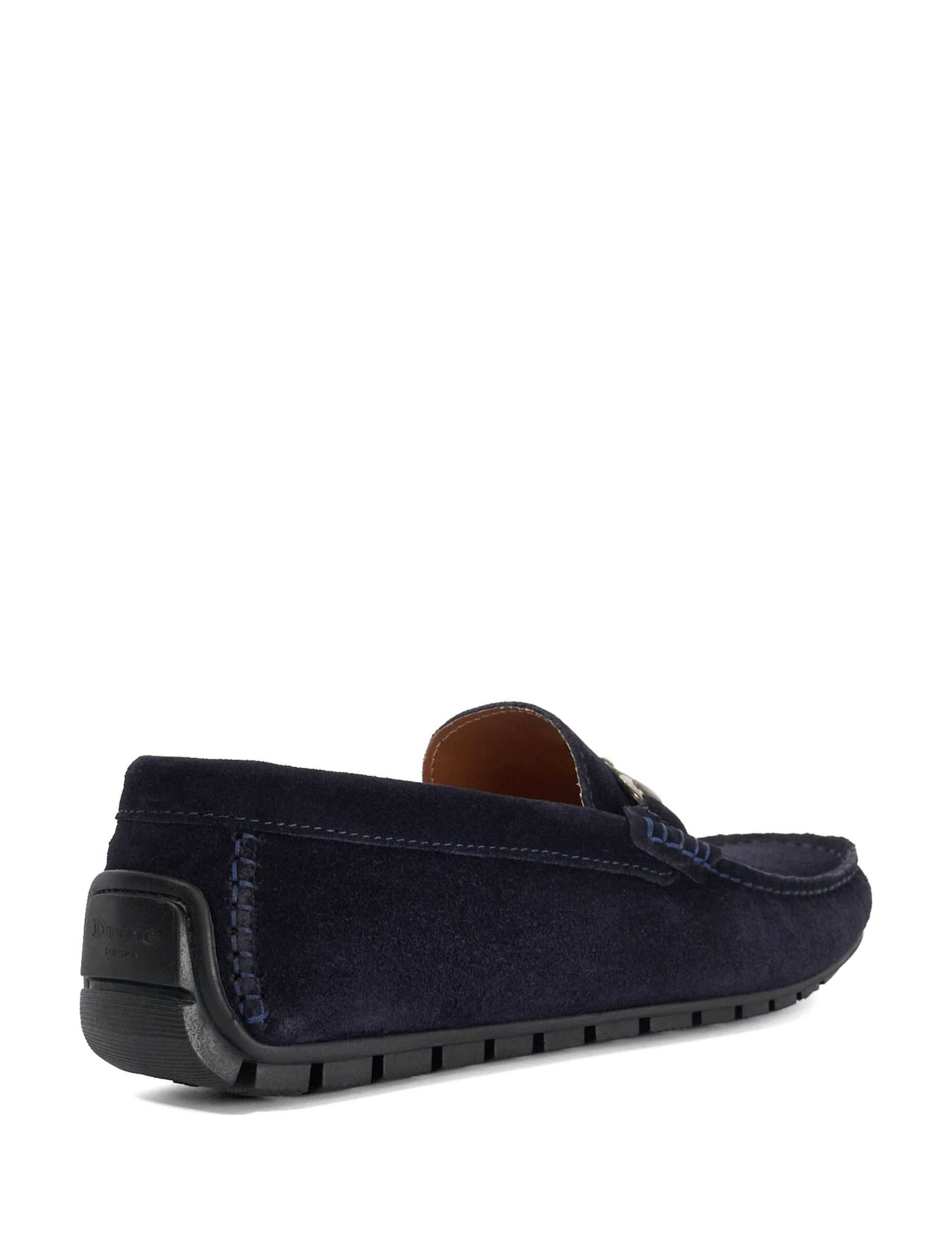 Wide Fit Leather Slip On Loafers 4 of 5