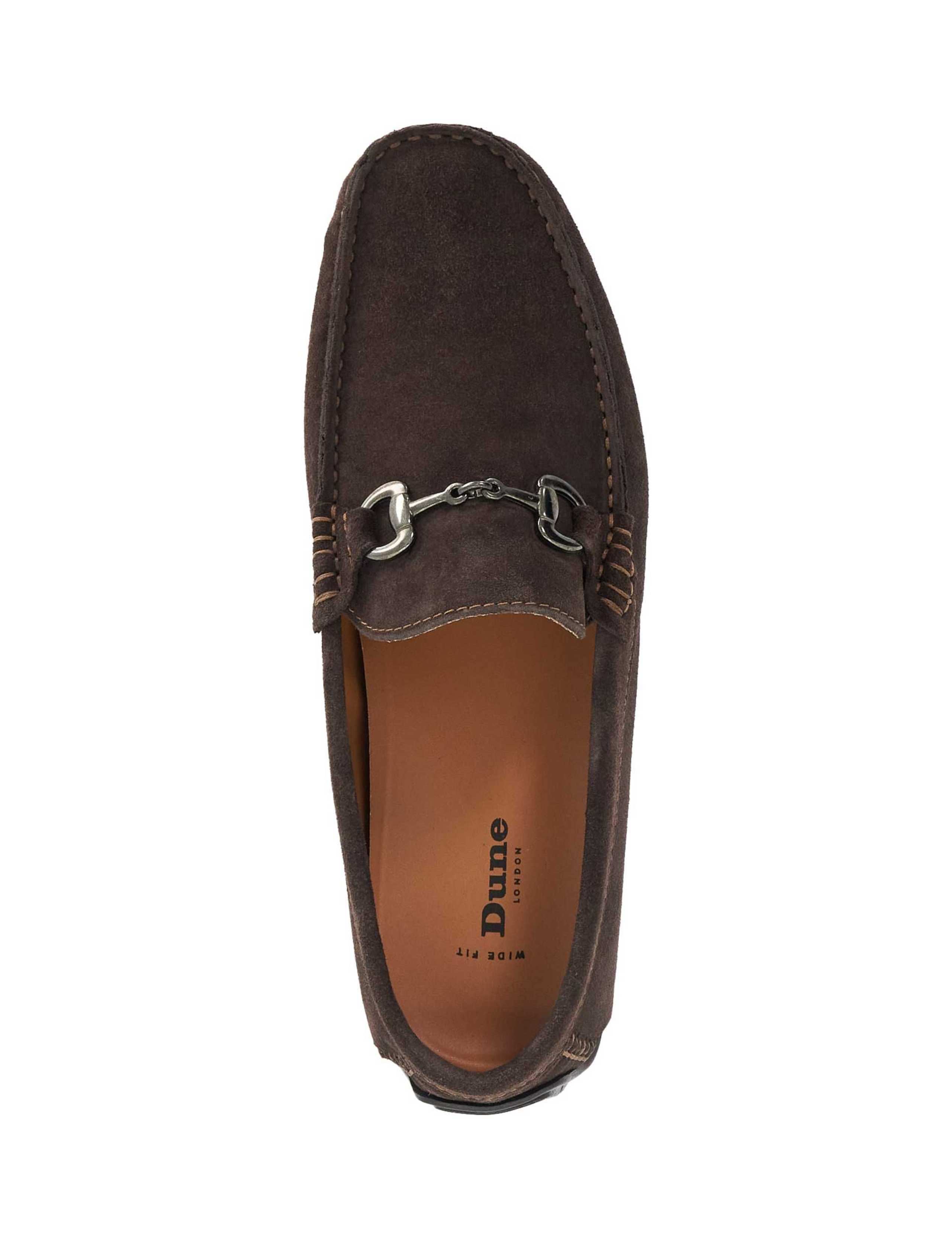 Wide Fit Leather Slip On Loafers 2 of 6