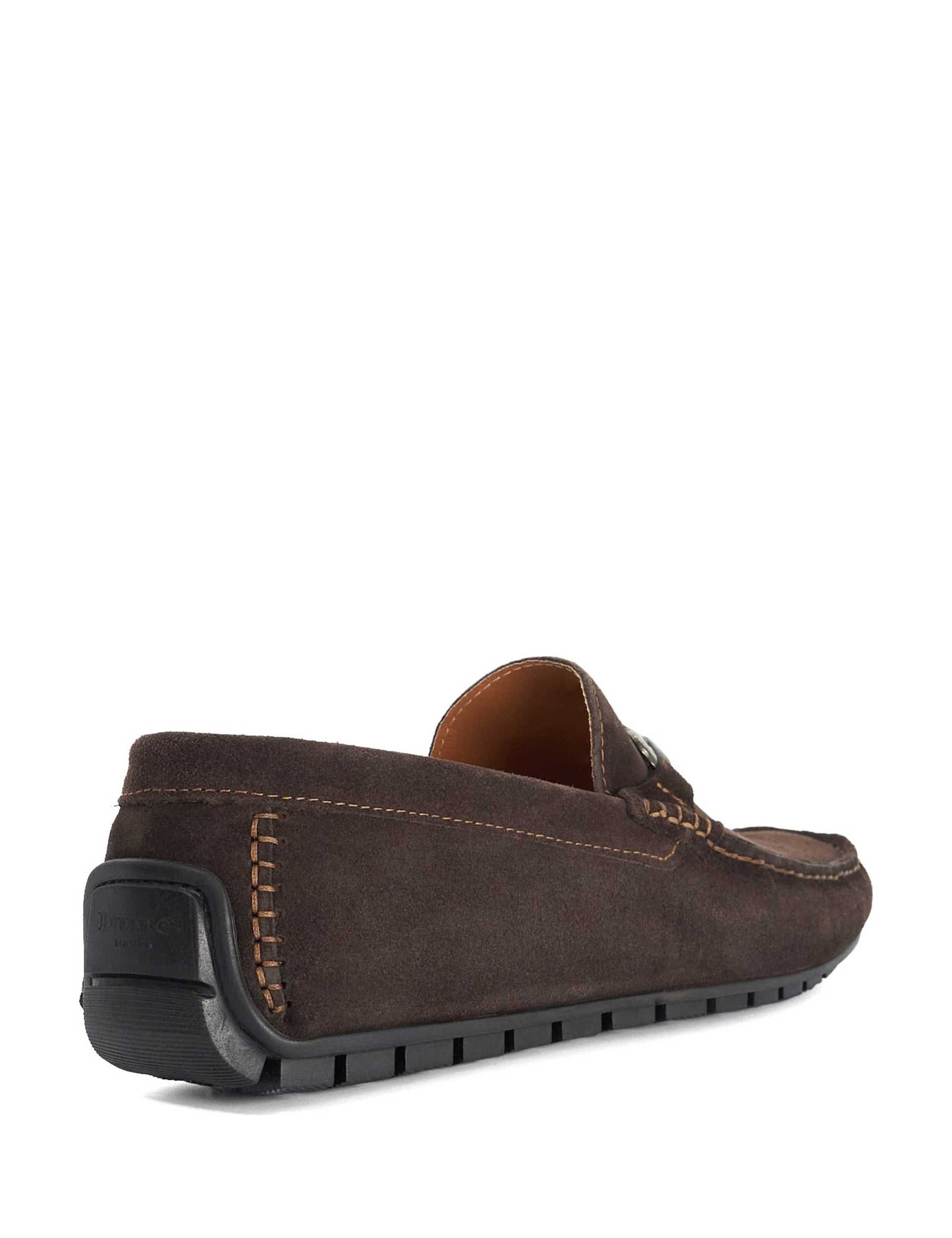 Wide Fit Leather Slip On Loafers 4 of 6