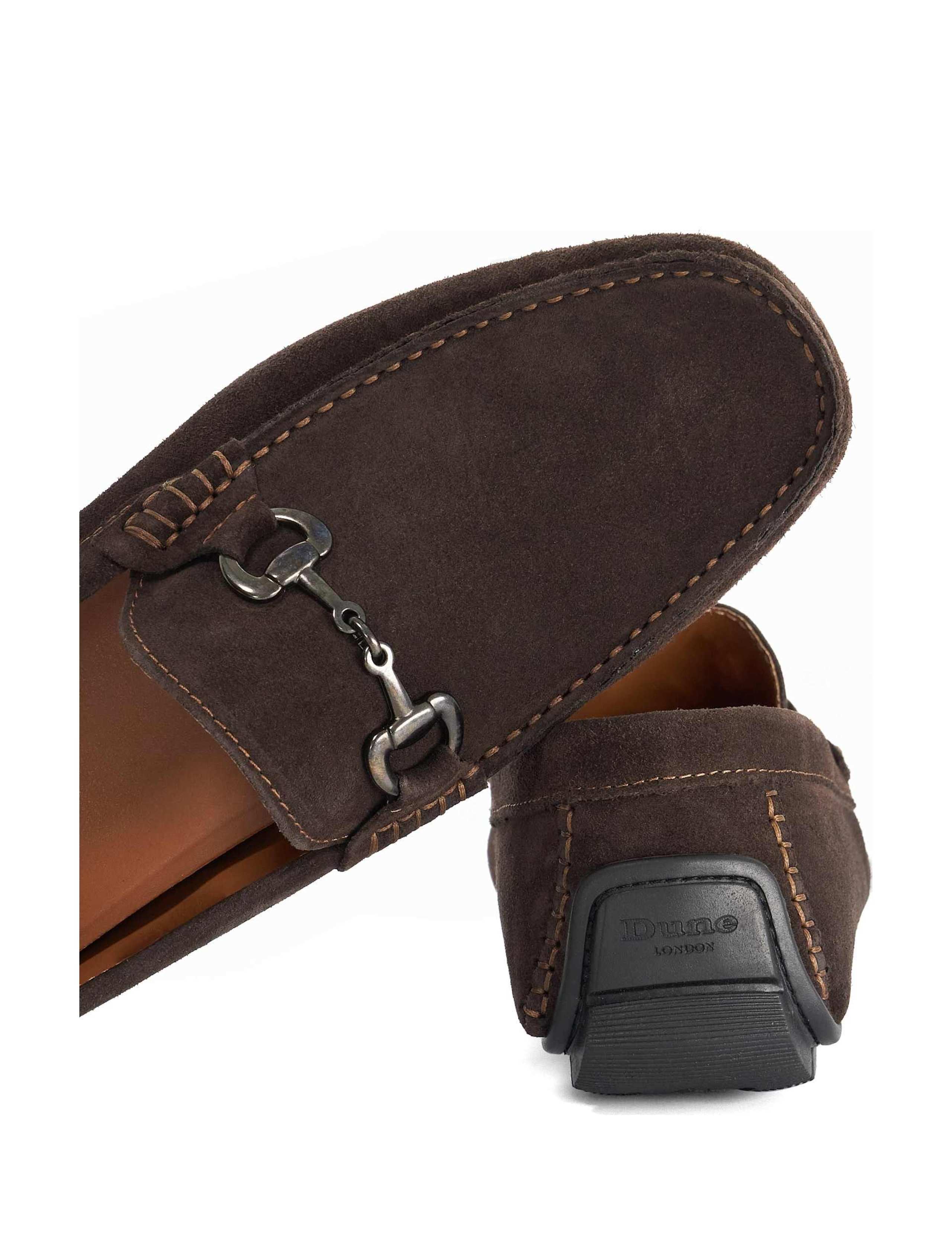 Wide Fit Leather Slip On Loafers 5 of 6