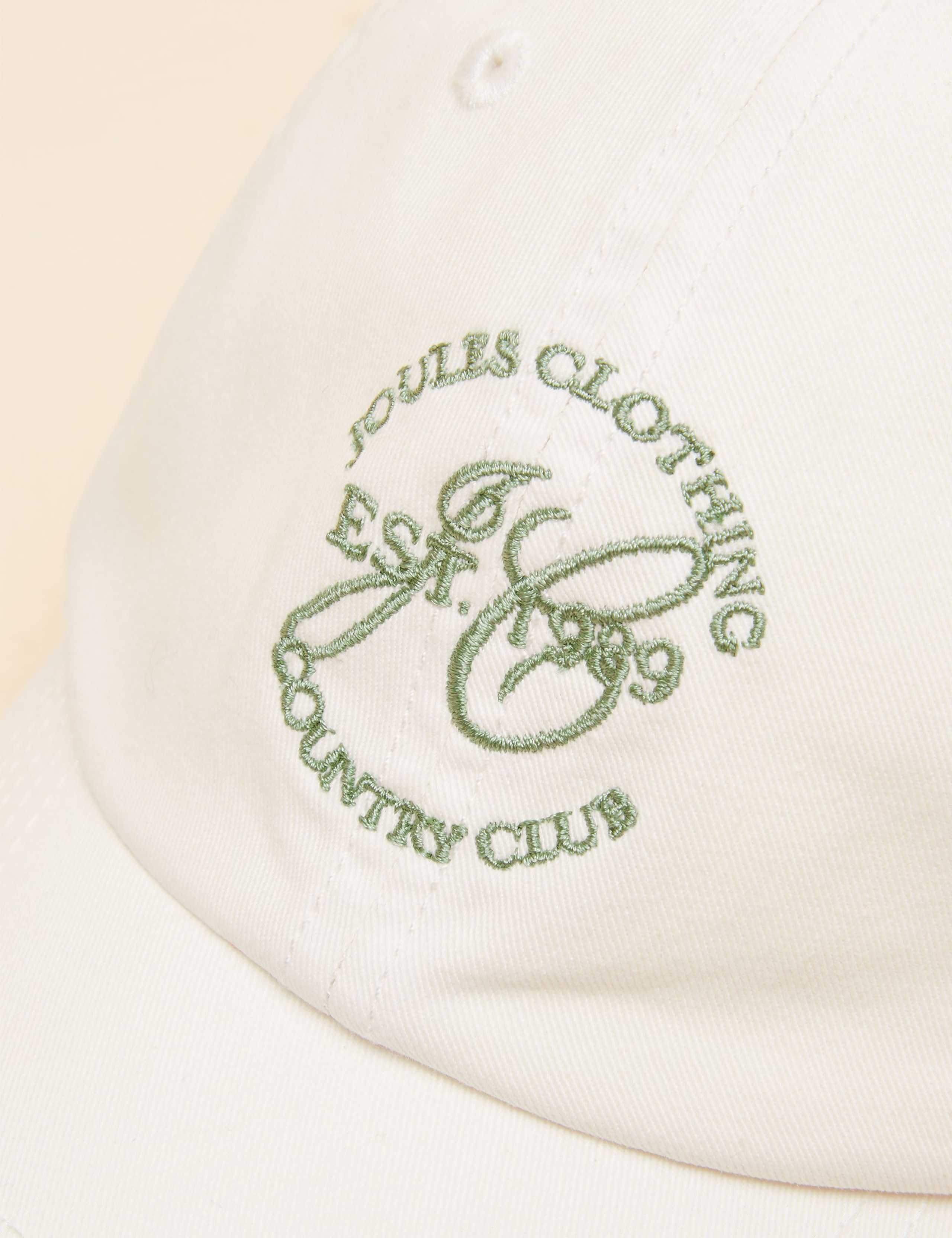 Pure Cotton Embroidered Baseball Cap 6 of 7
