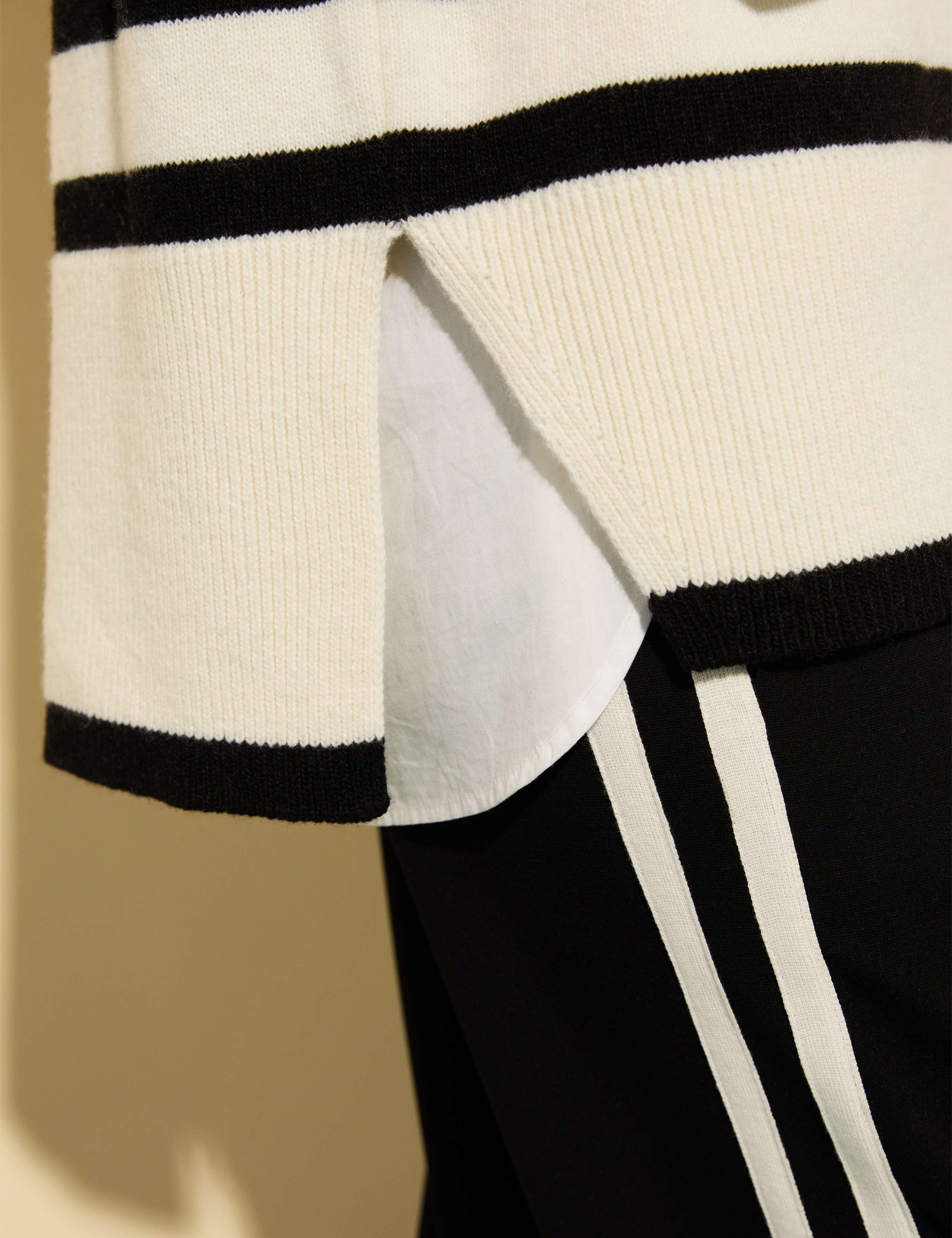 Wool Rich Striped Relaxed Jumper 6 of 6