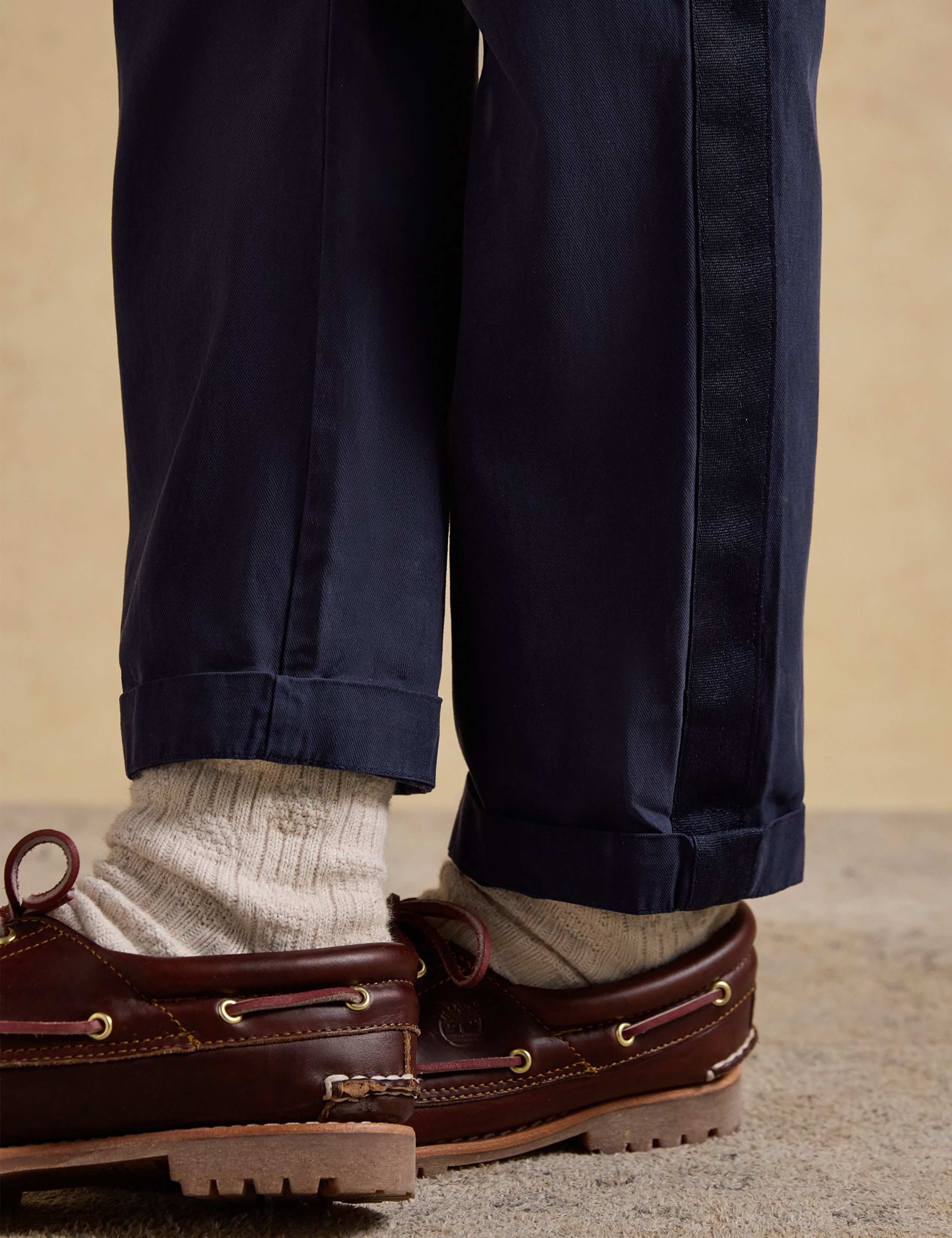 Lyocell Rich Drawstring Straight Leg Chinos 8 of 8