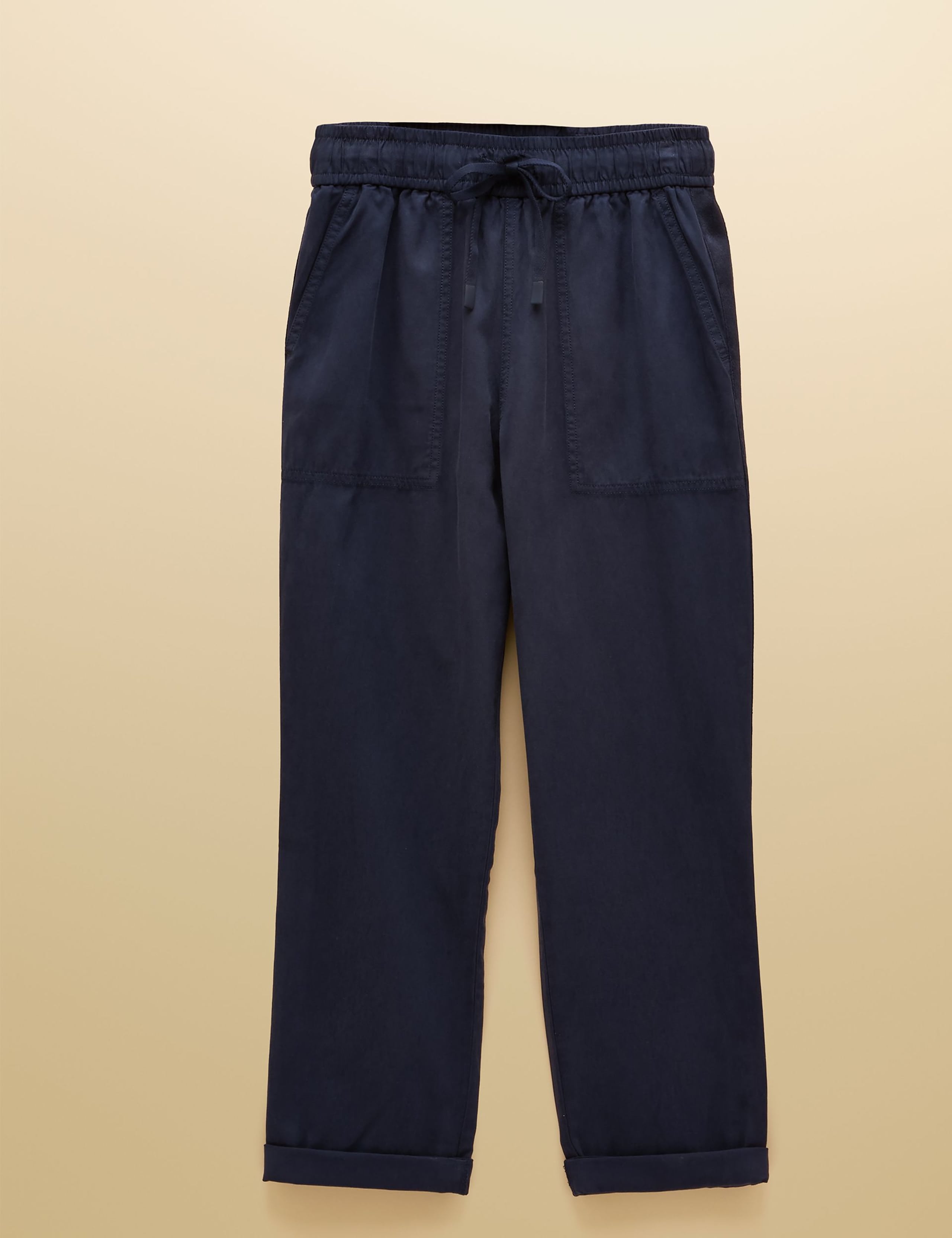 Lyocell Rich Drawstring Straight Leg Chinos 2 of 8
