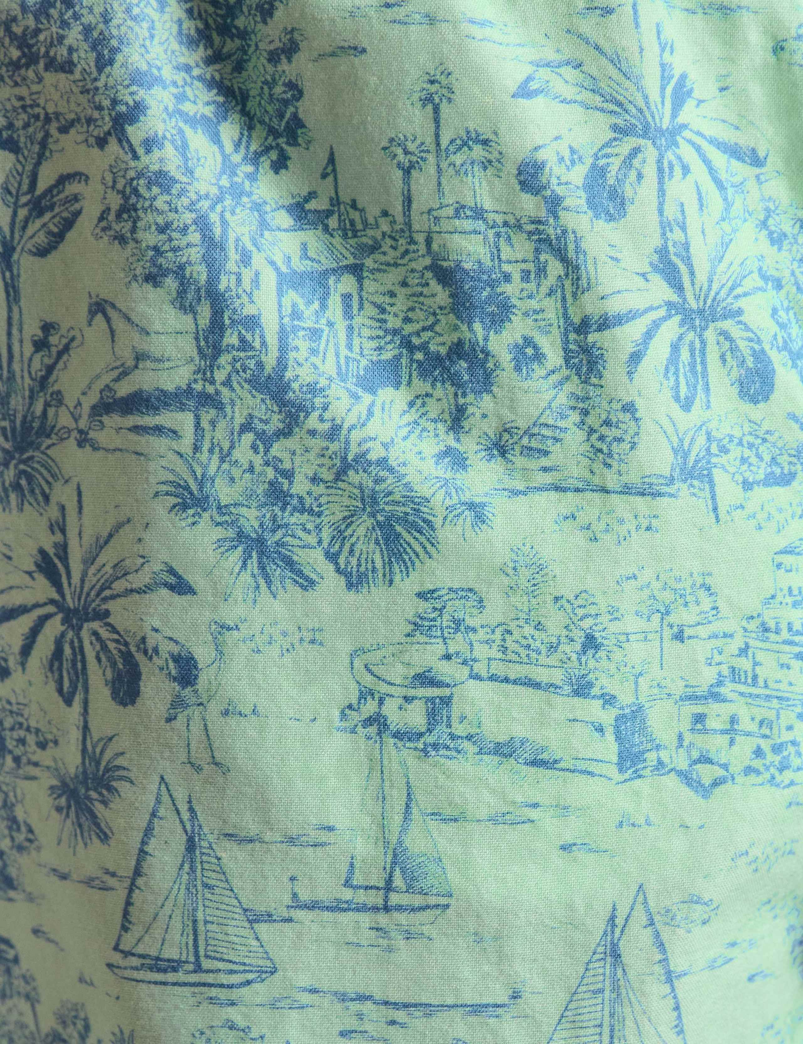 Pure Cotton Printed Wide Leg Pyjama Bottoms 9 of 9