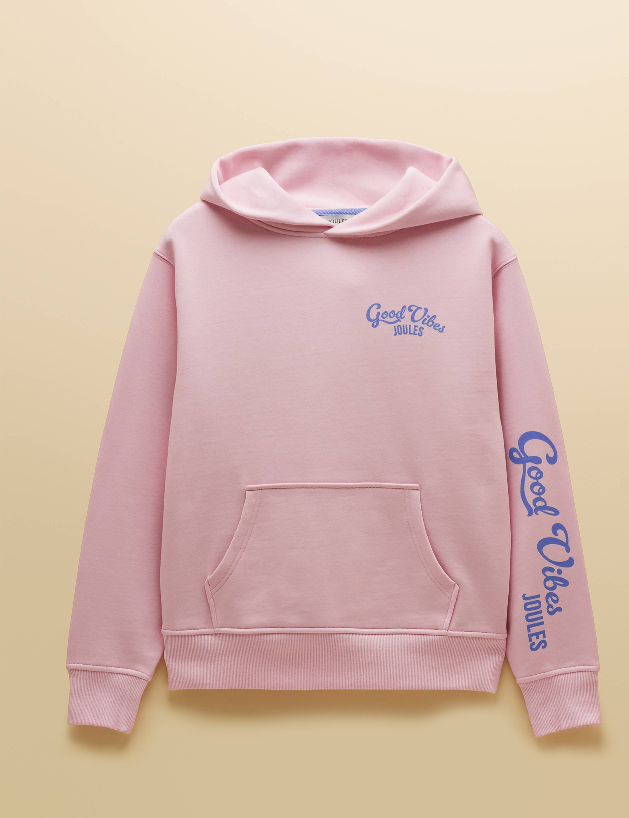 Cotton Rich Beach Print Oversized Hoodie 2 of 8