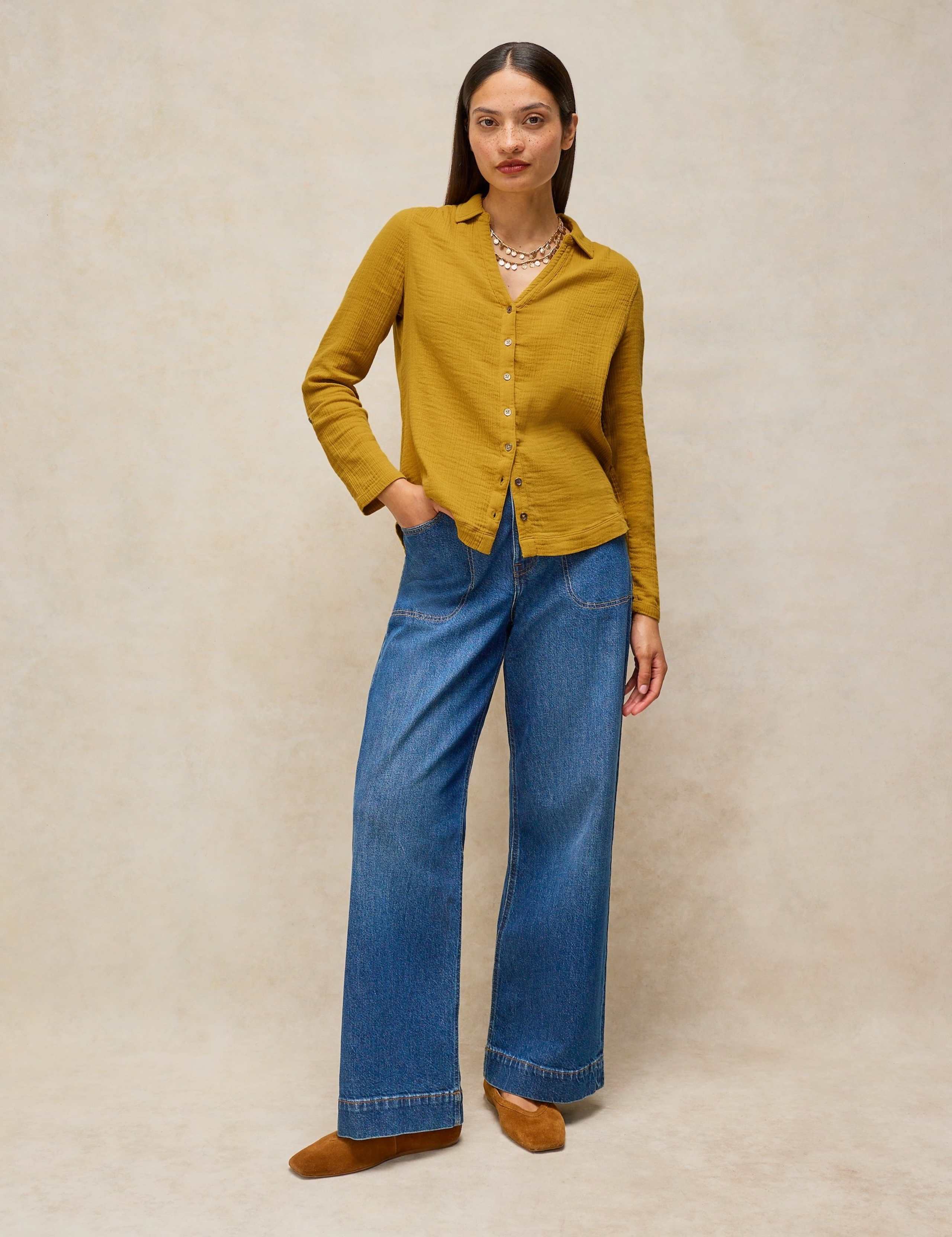 Pure Cotton Collared Shirt 3 of 6