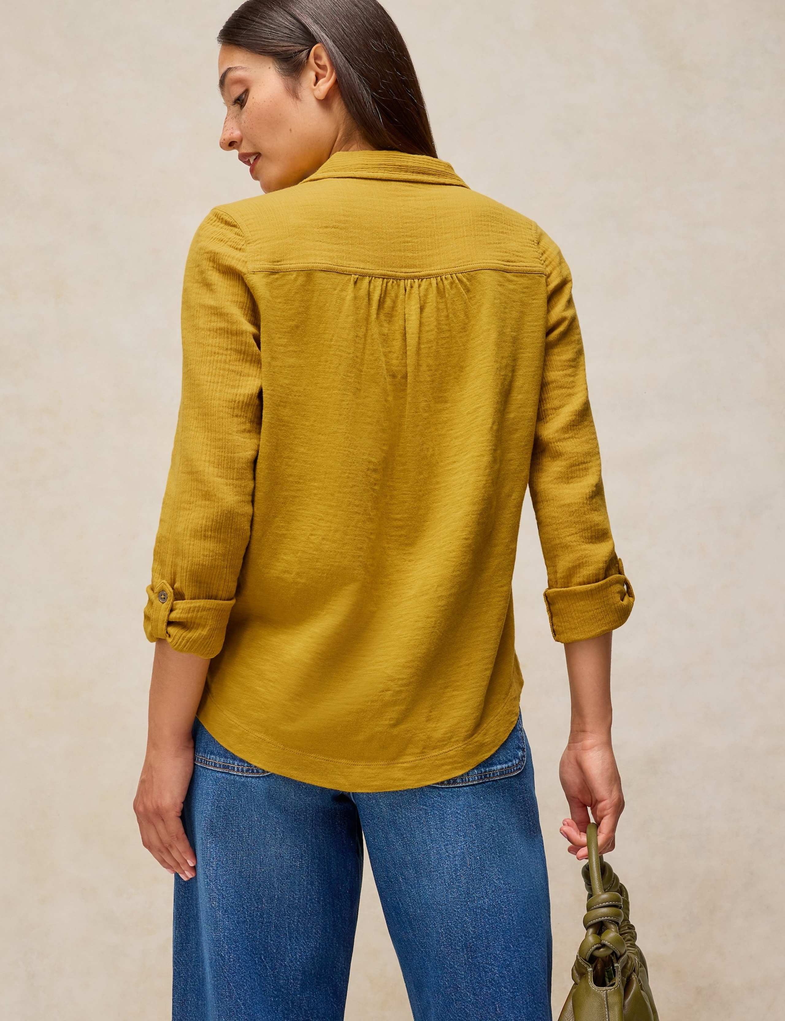 Pure Cotton Collared Shirt 5 of 6