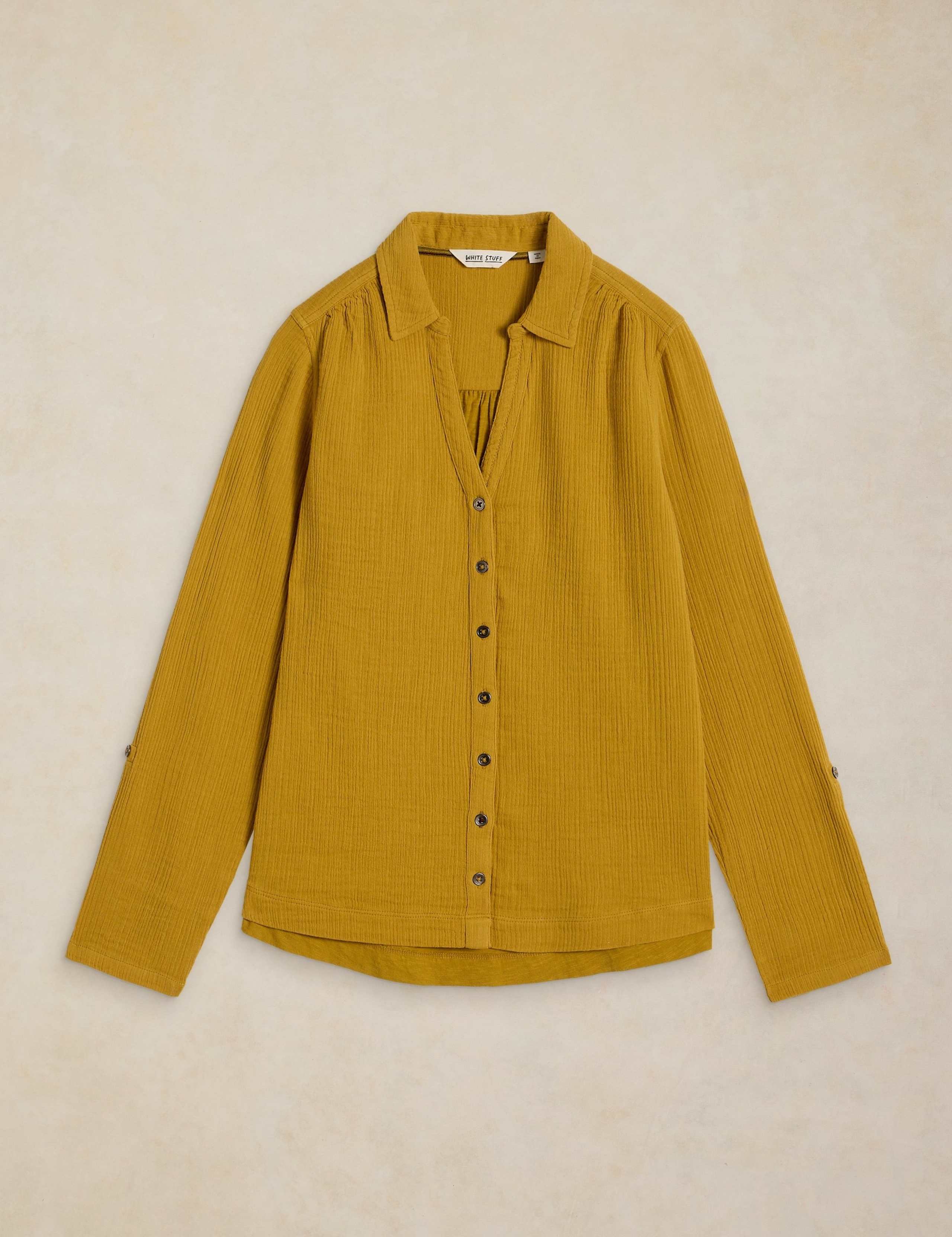 Pure Cotton Collared Shirt 2 of 6