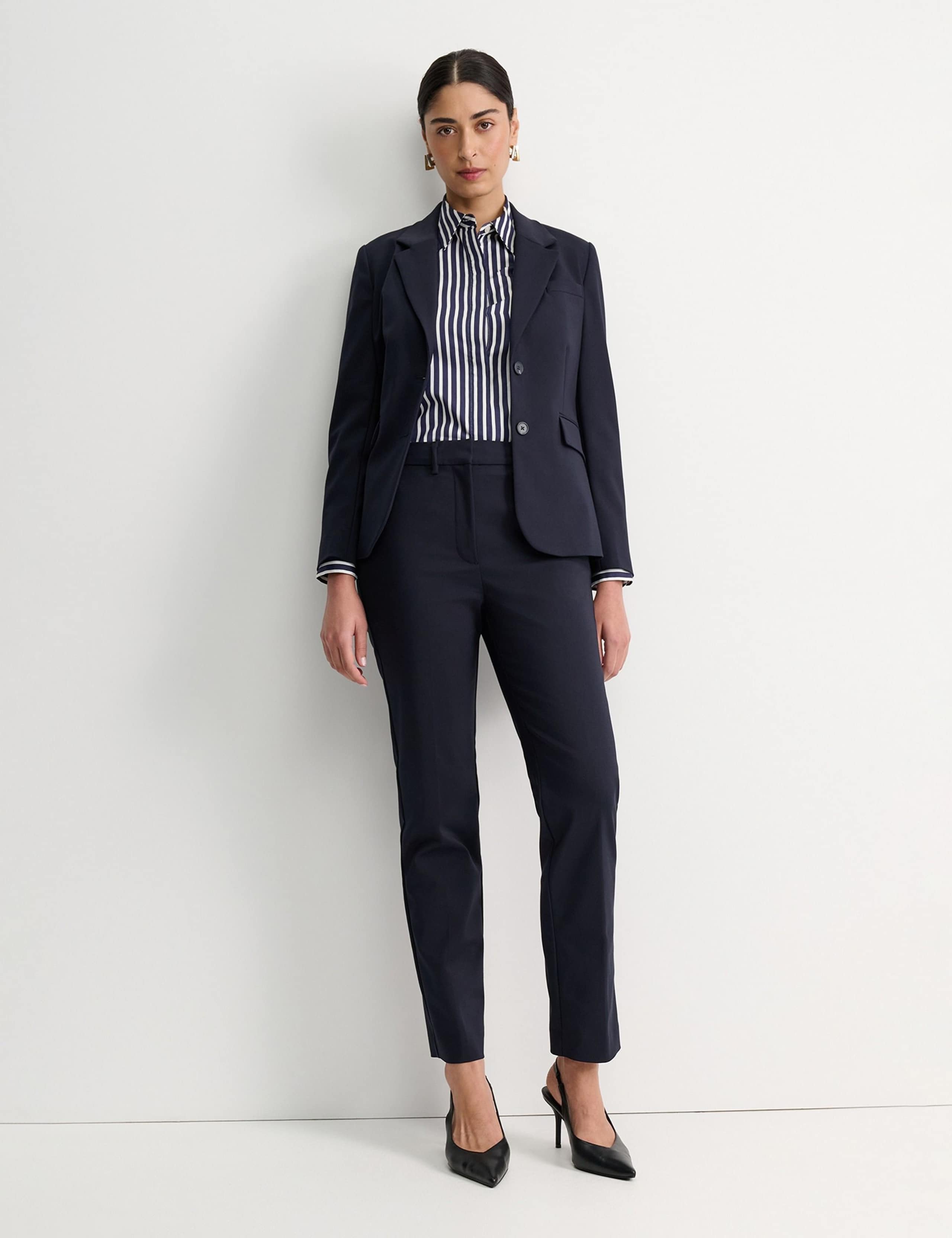 Cotton Rich Tailored Blazer 2 of 4