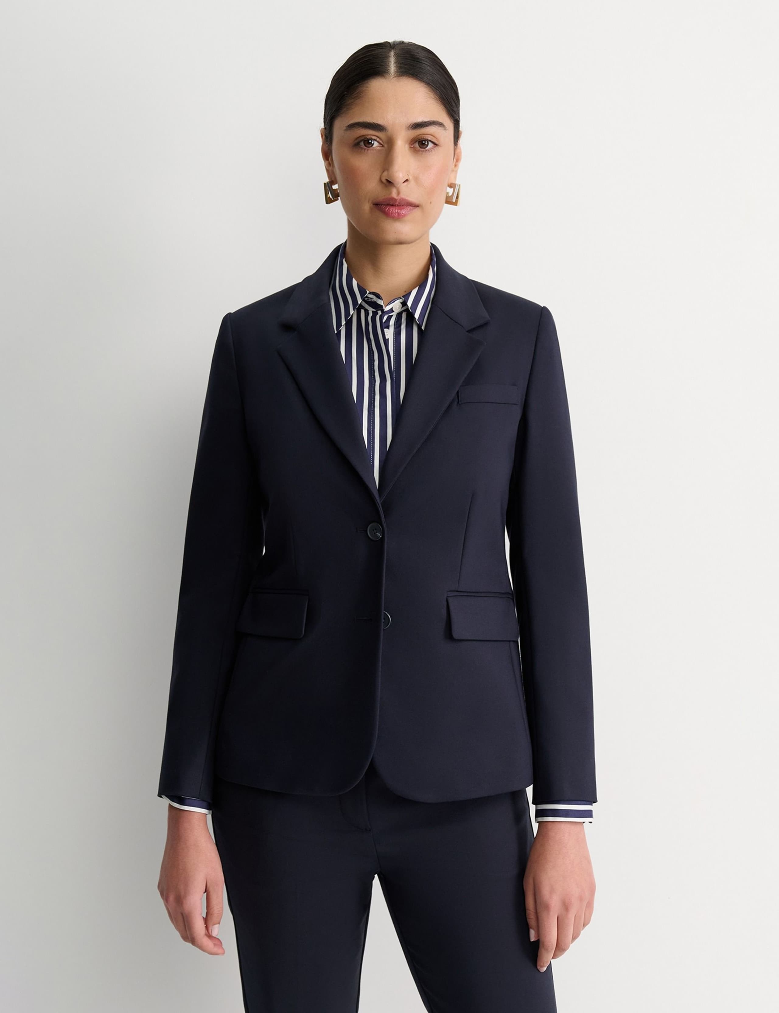 Cotton Rich Tailored Blazer 3 of 4