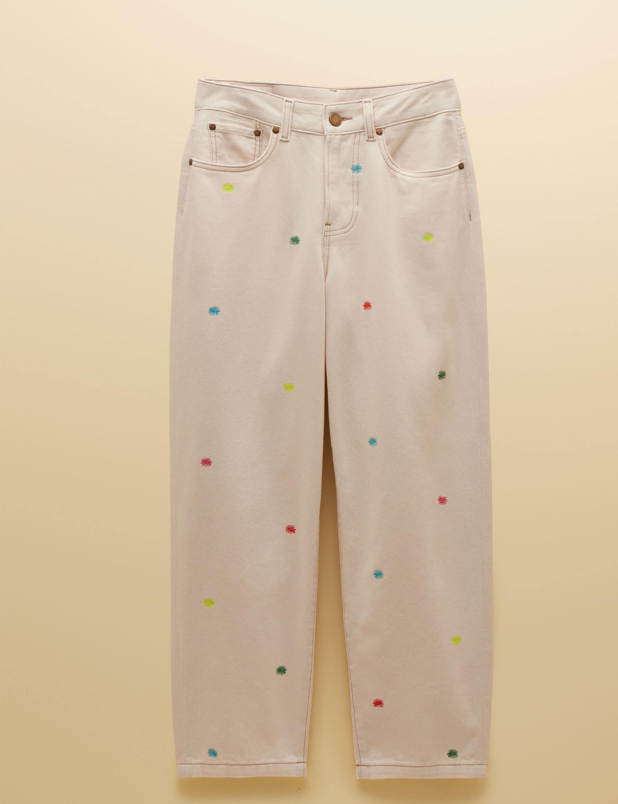 Relaxed High Waisted Straight Leg Jeans 2 of 7