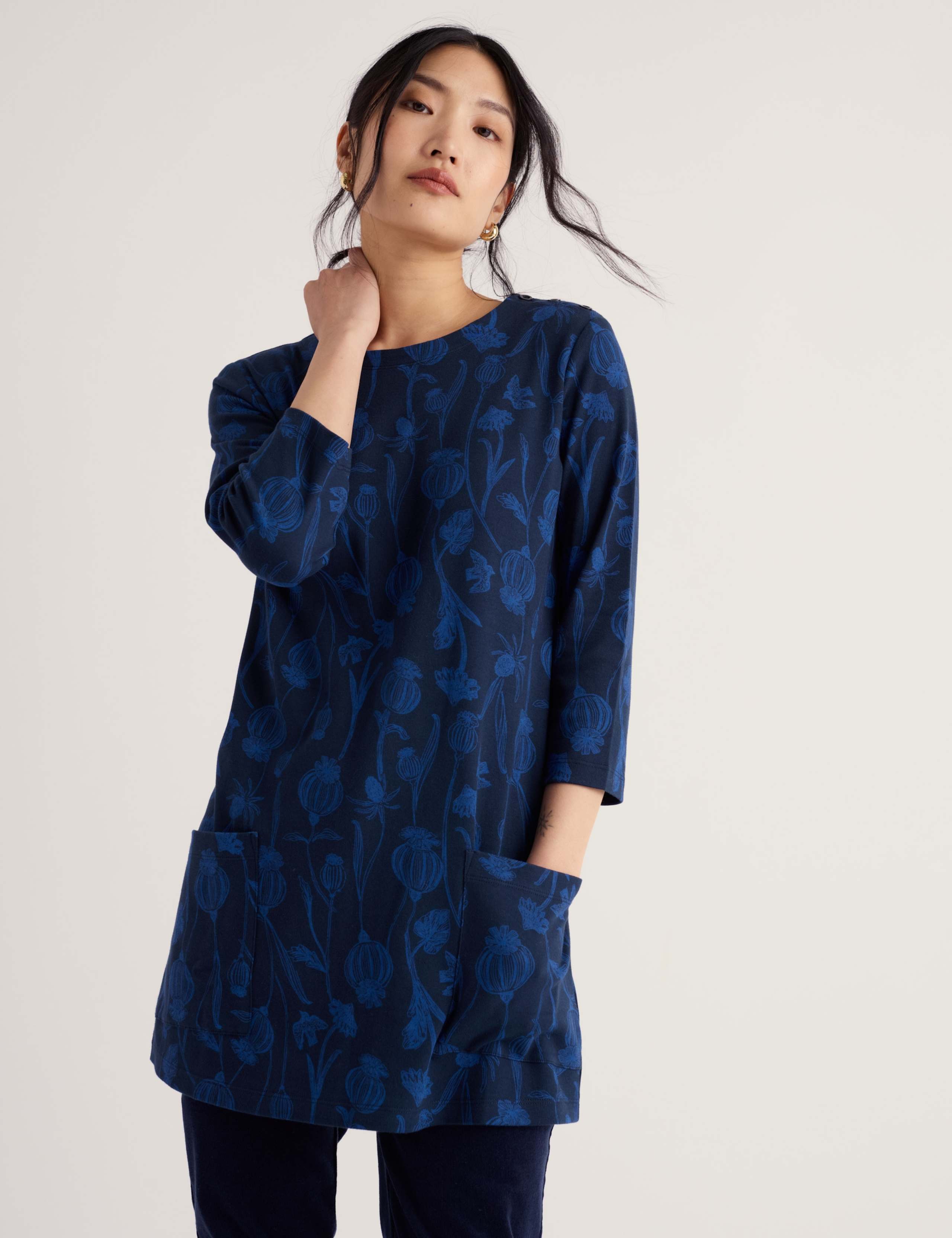Cotton Rich Floral Tunic 4 of 5
