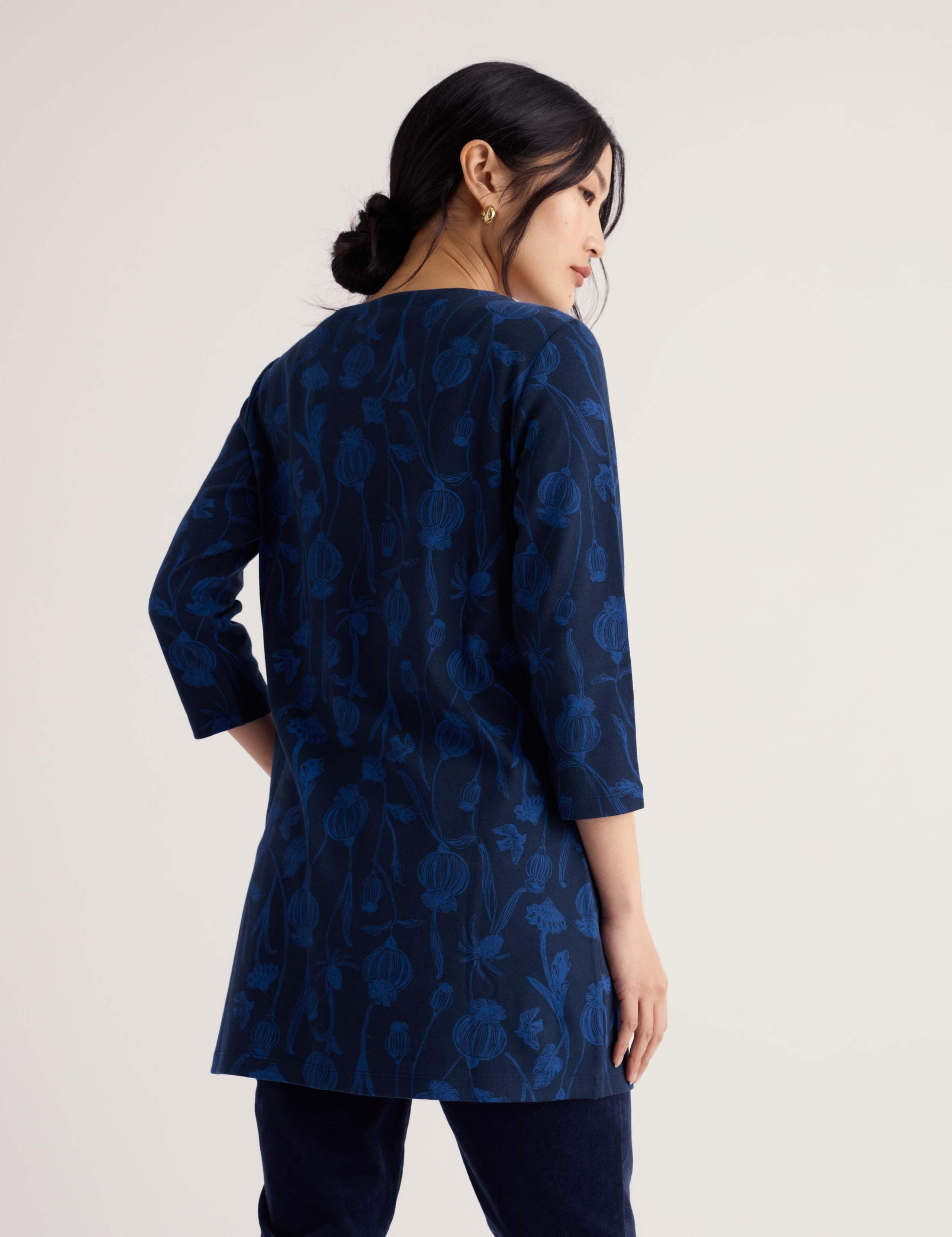 Cotton Rich Floral Tunic 5 of 5