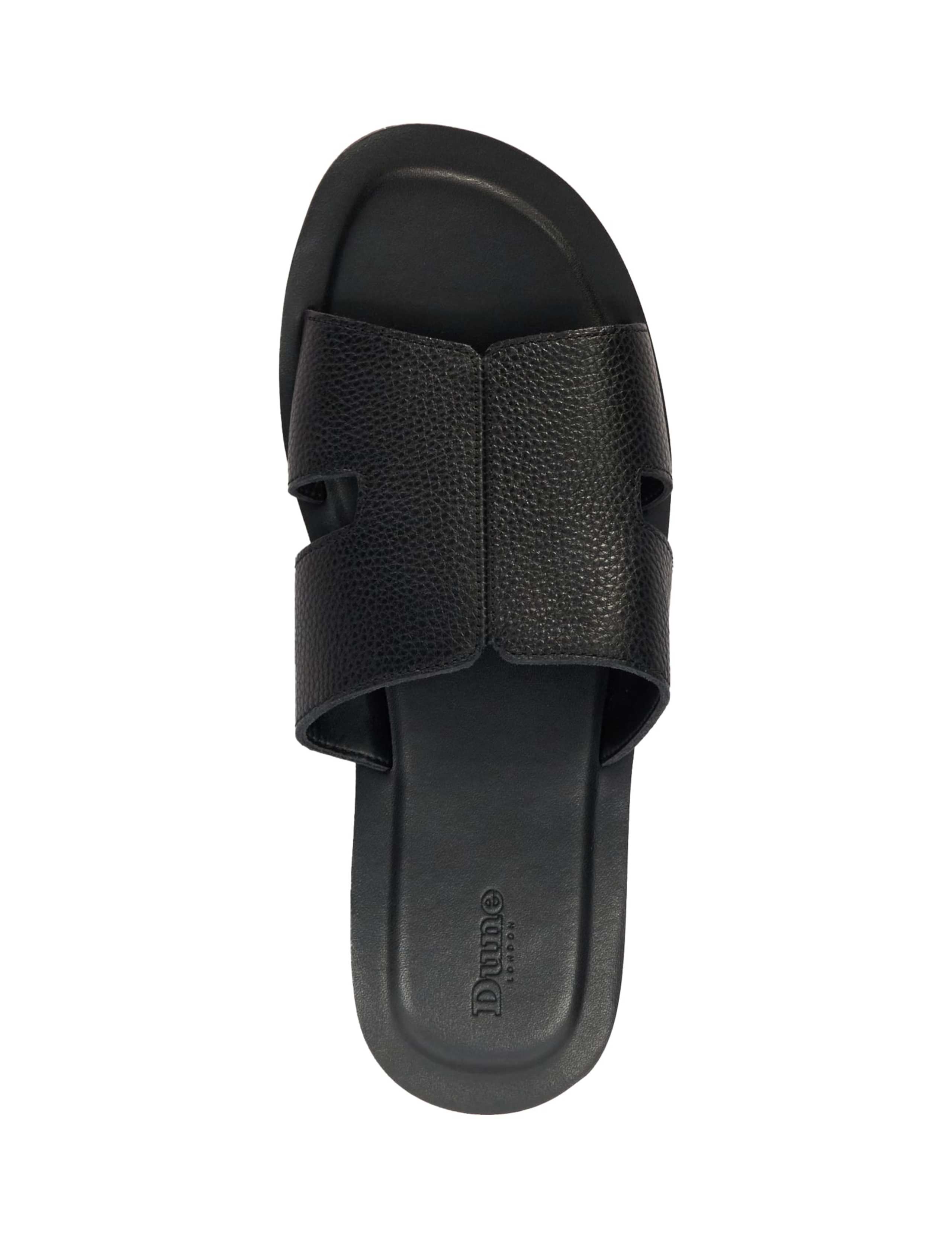 Leather Flat Sliders 4 of 6