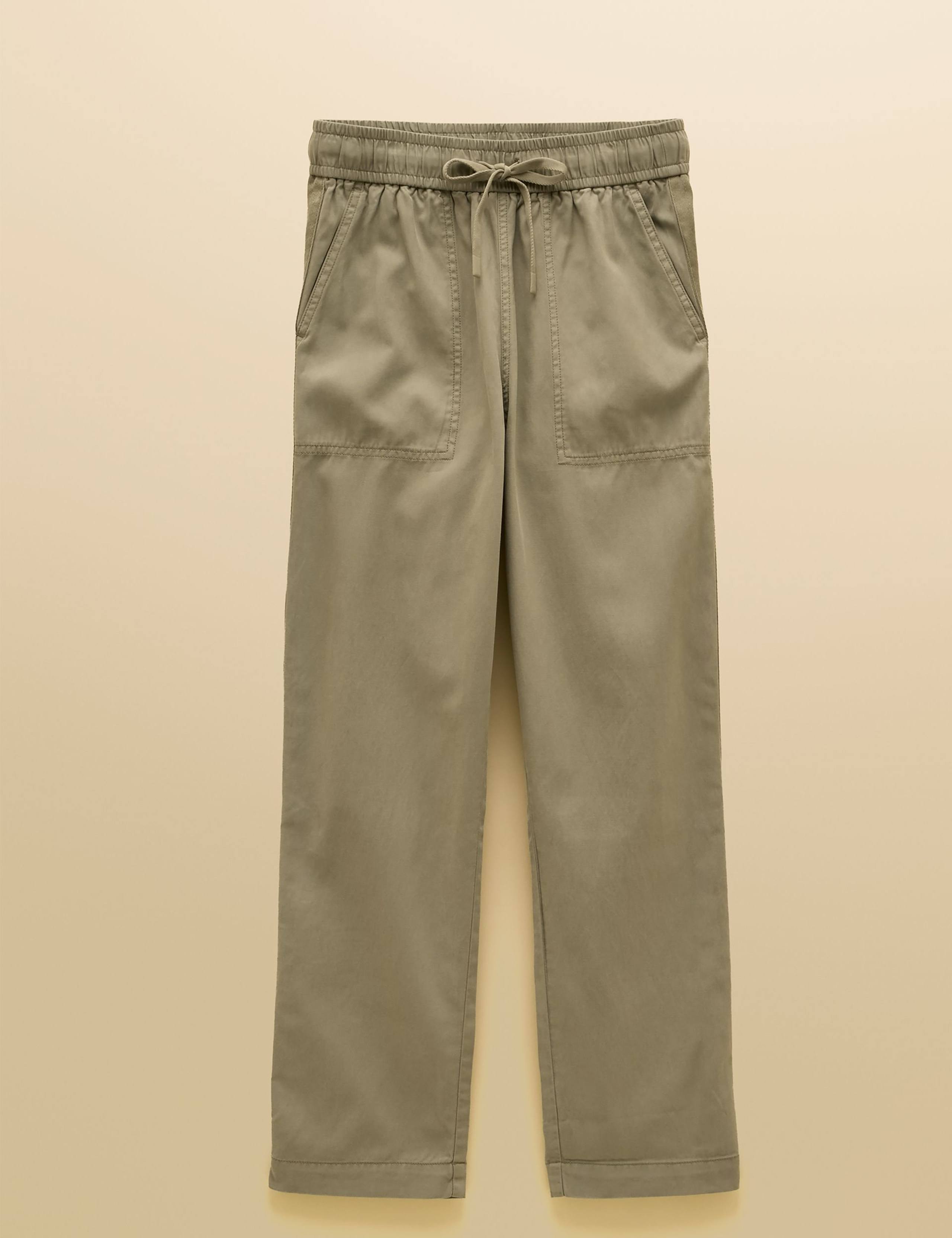 Lyocell Rich Drawstring Relaxed Chinos 2 of 8