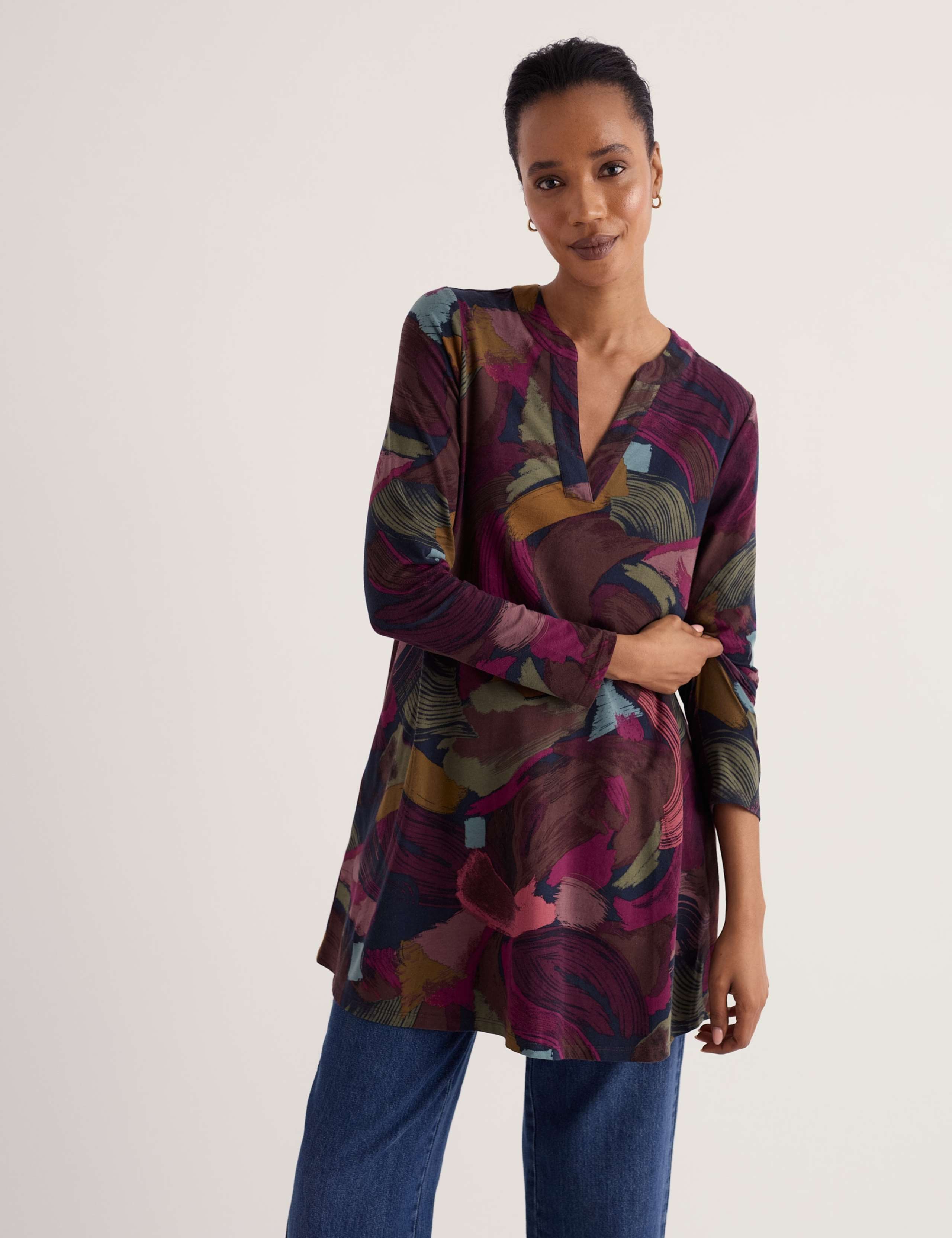 Cotton Rich Printed Tunic 5 of 5
