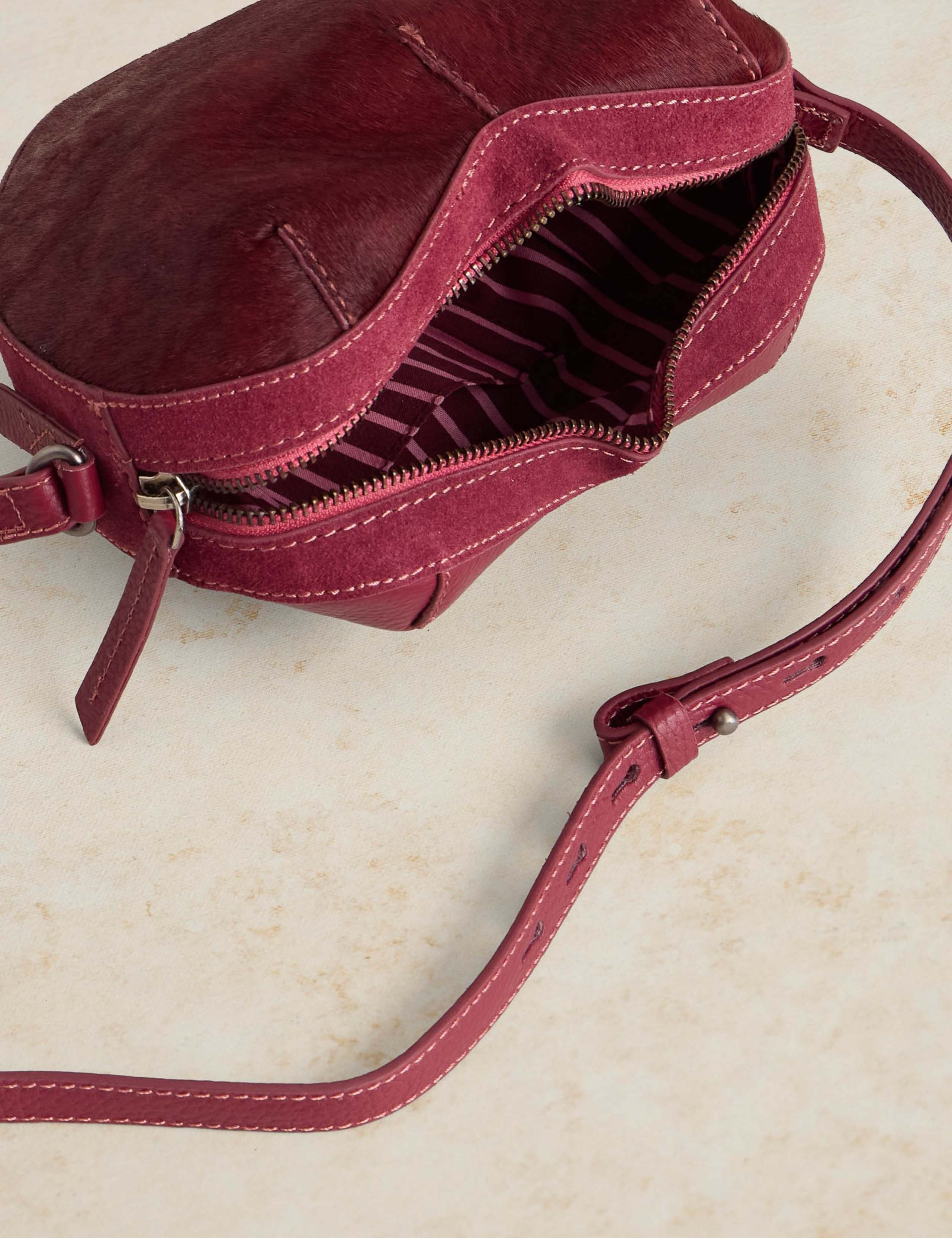 Leather Heart Shaped Cross Body Bag 4 of 4
