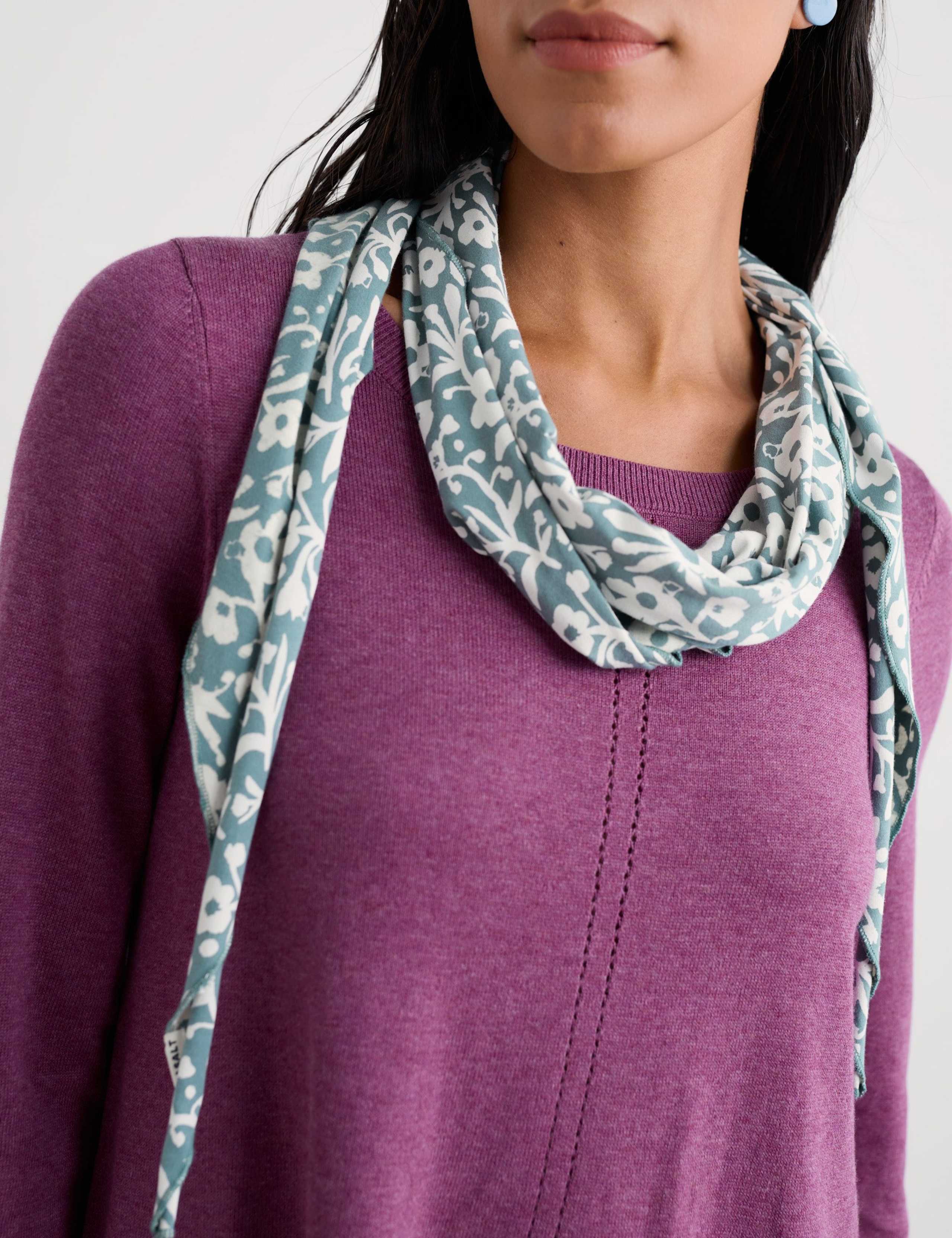 Floral Skinny Scarf 3 of 3