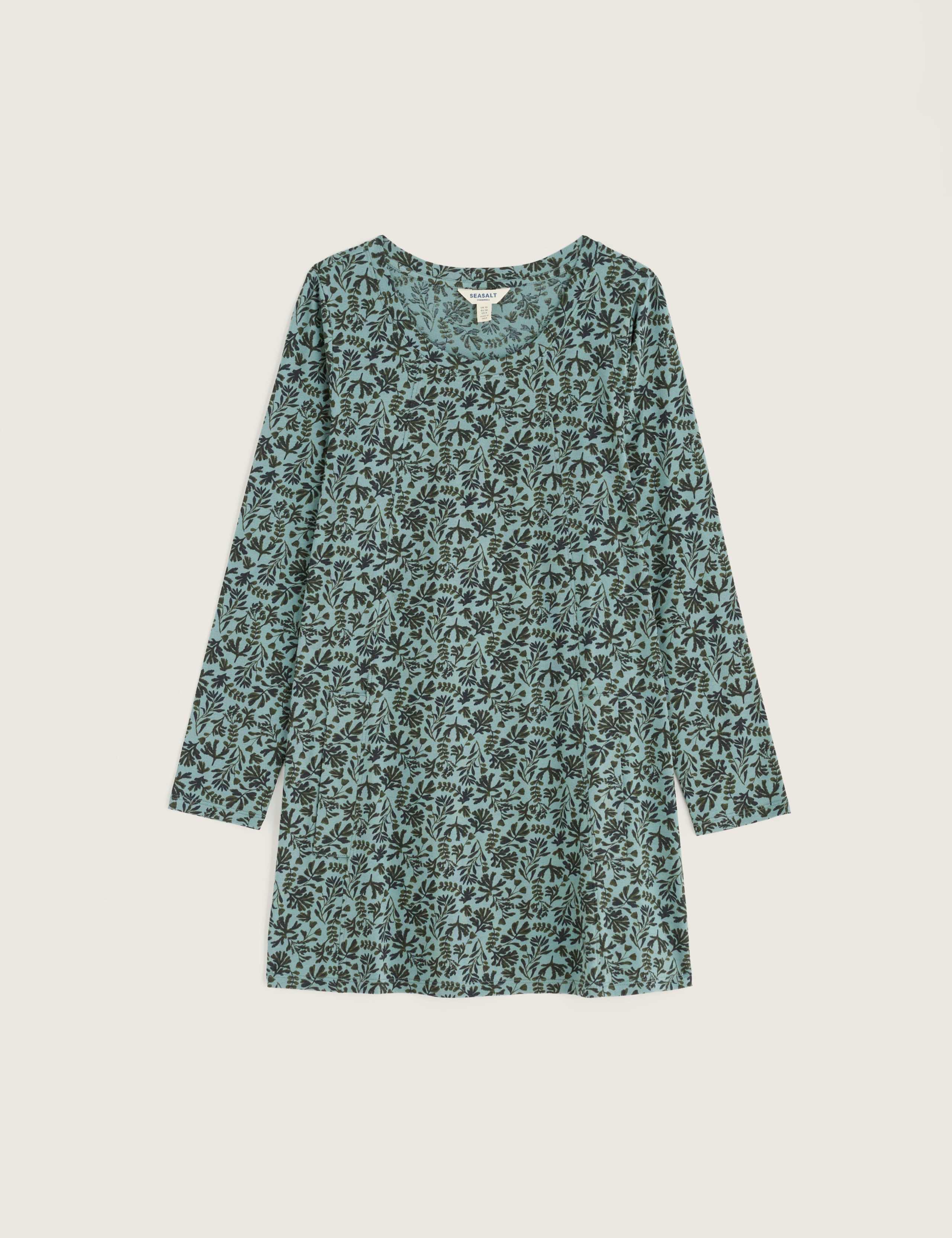 Cotton Rich Jersey Floral Relaxed Tunic 2 of 5