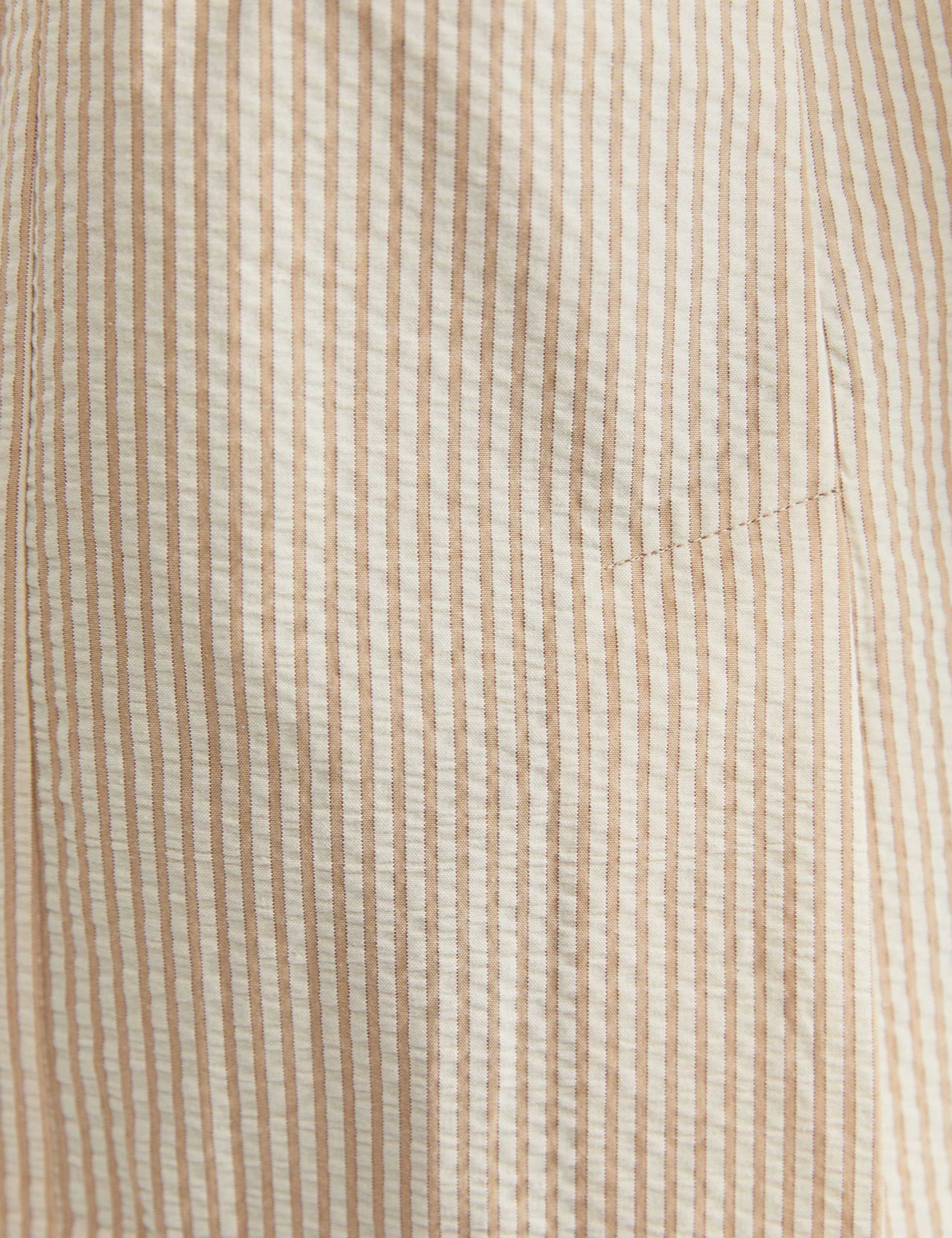 Pure Cotton Striped Double Breasted Blazer 6 of 6