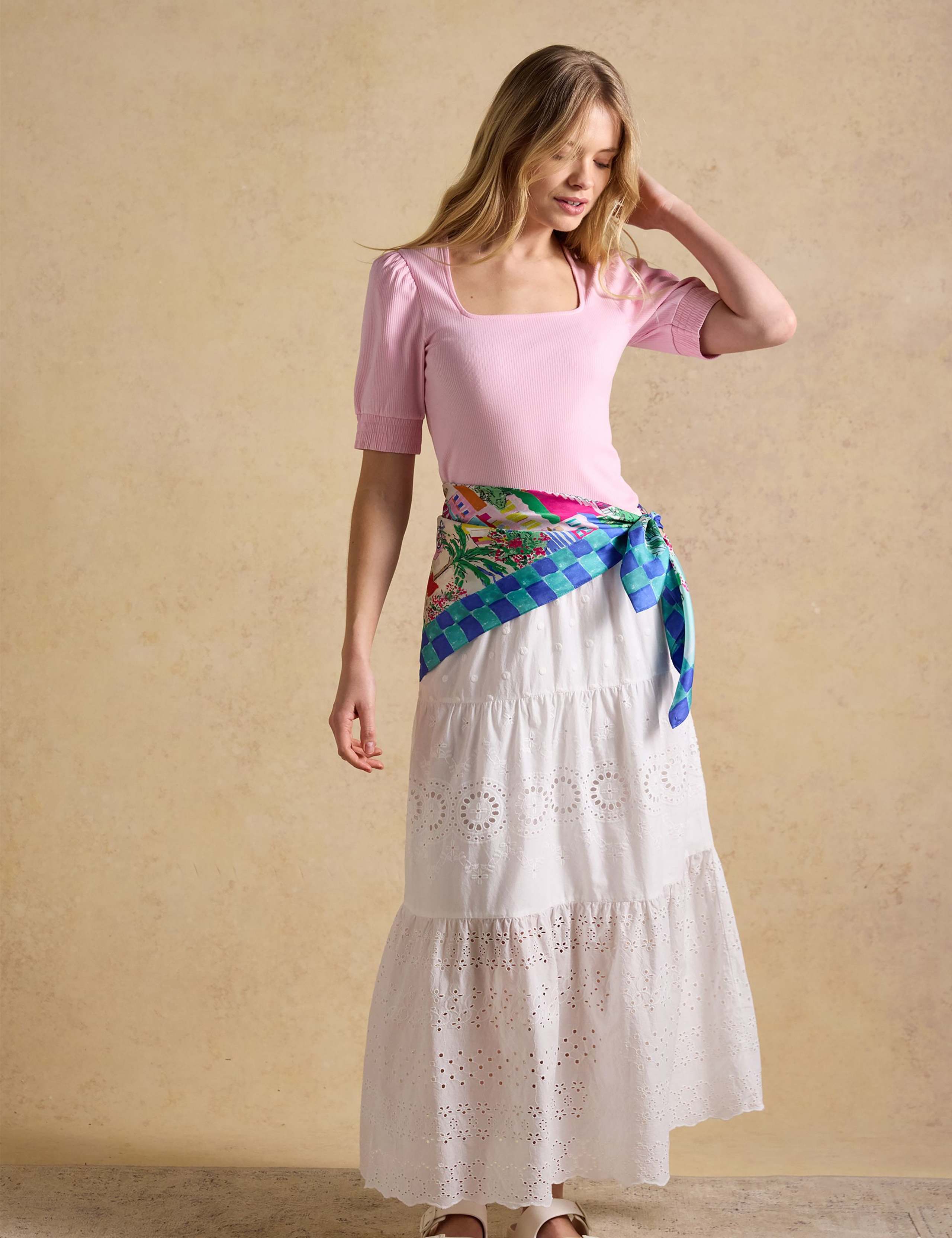 Pure Silk Amalfi Print Square Scarf 5 of 8