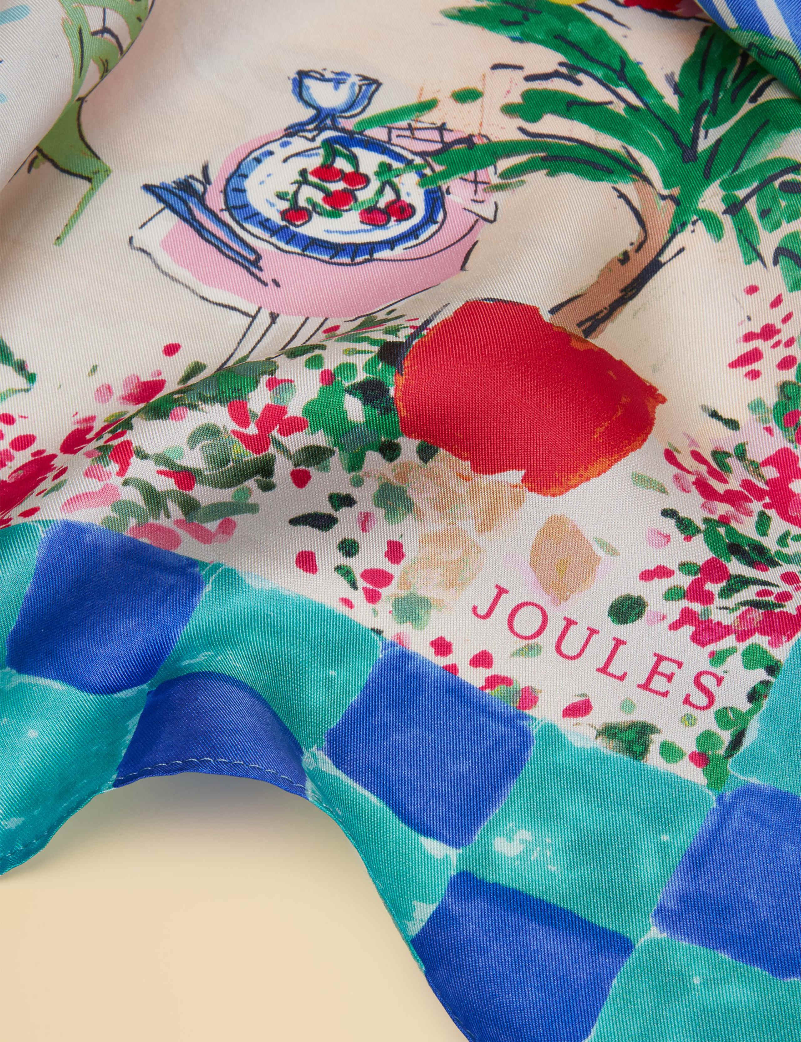 Pure Silk Amalfi Print Square Scarf 8 of 8