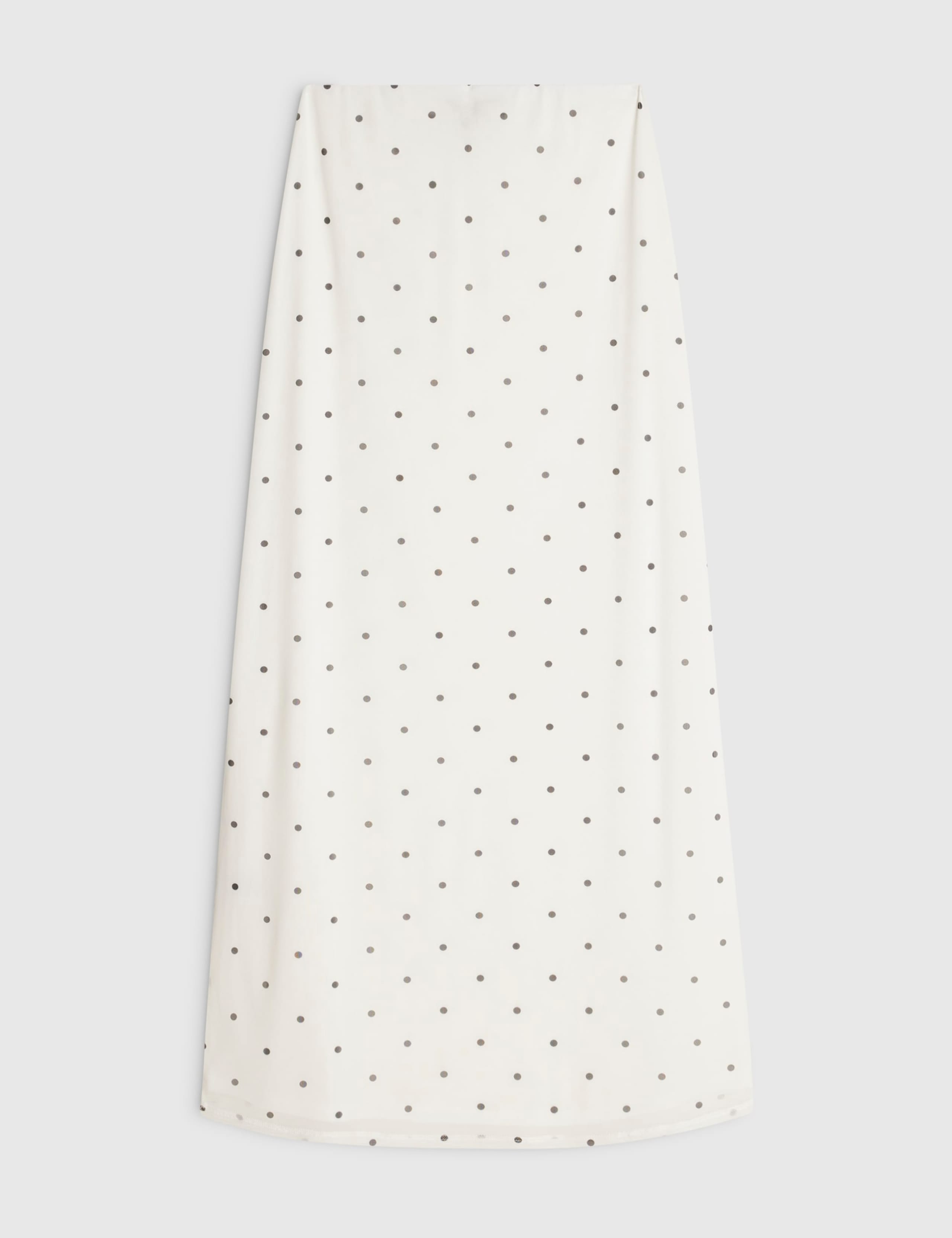 Polka Dot Maxi Pencil Skirt 2 of 5