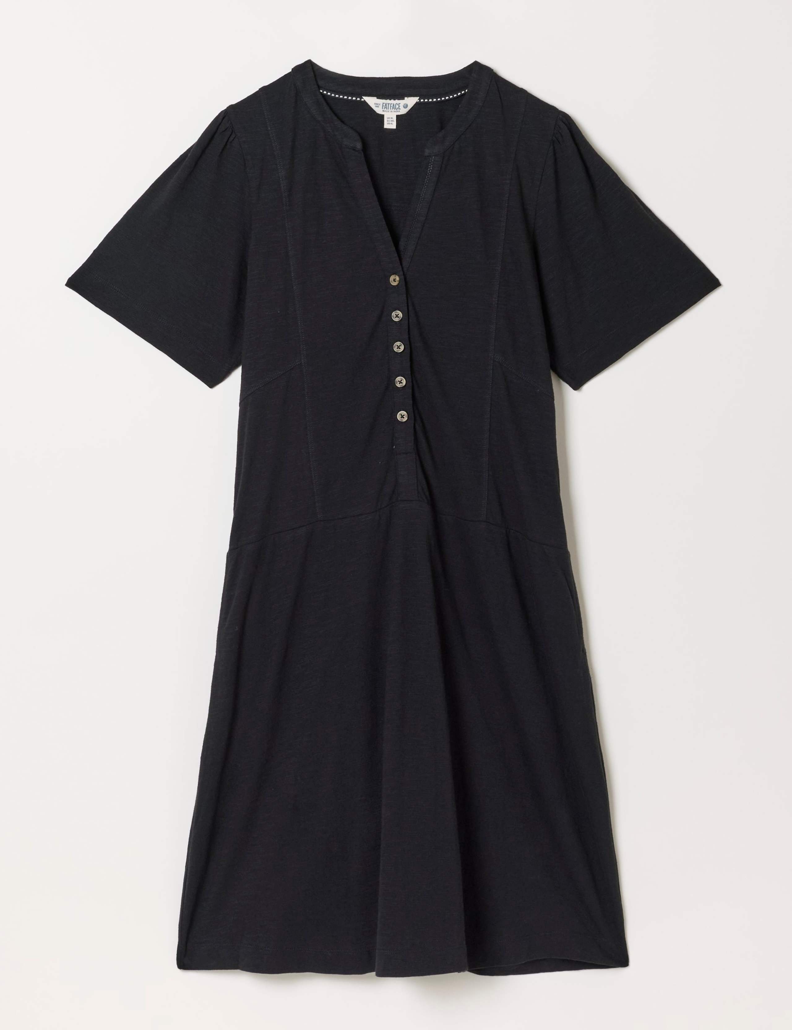 Maggie Jersey Notch Neck Mini Shift Dress 2 of 6