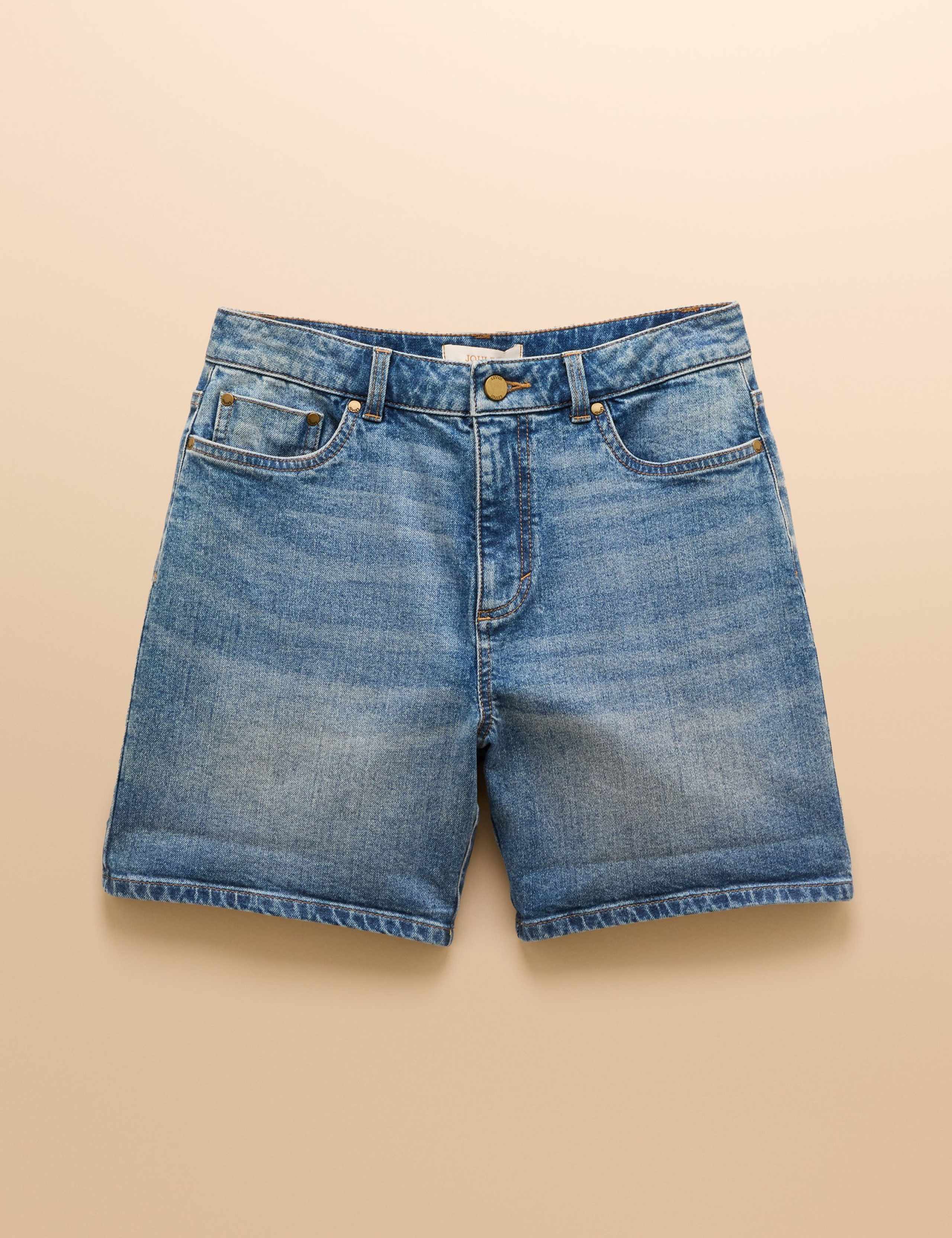Denim Turn-Up Shorts 2 of 4