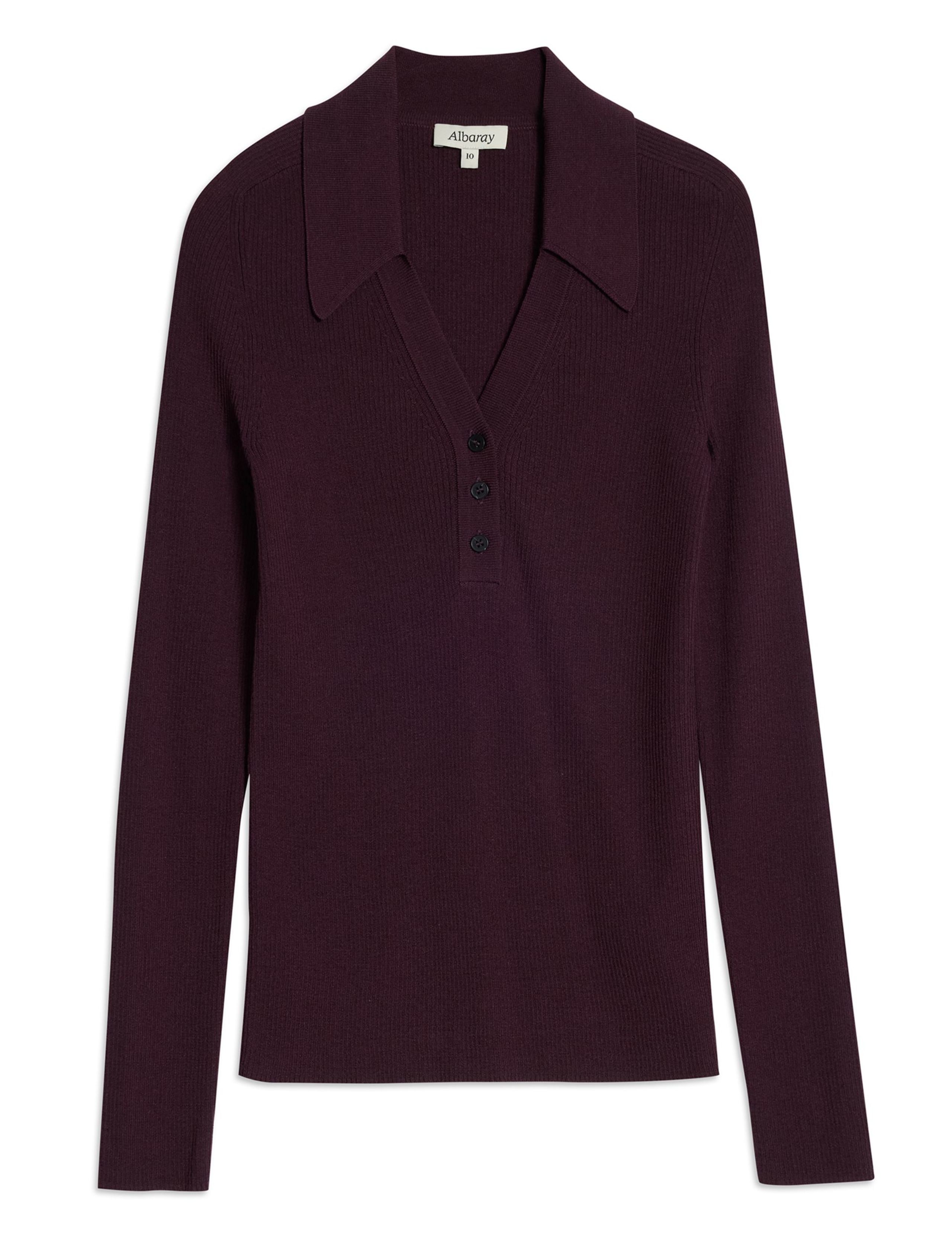 Textured Collared Knitted Top 2 of 4