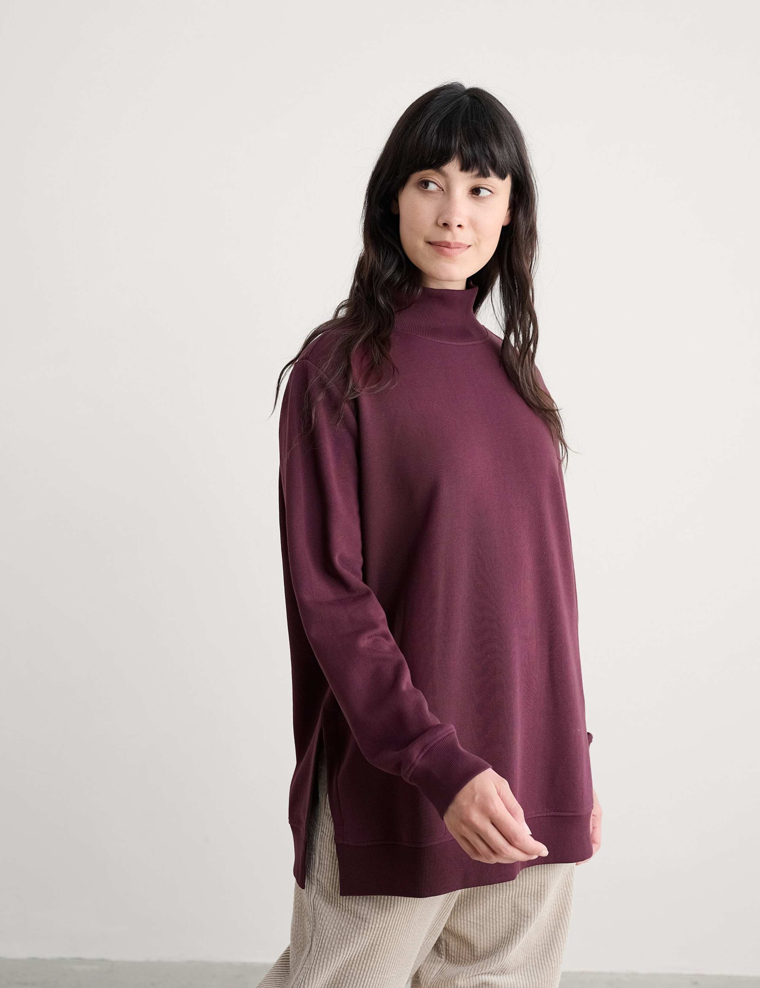 Pure Cotton Relaxed Sweatshirt 3 of 5