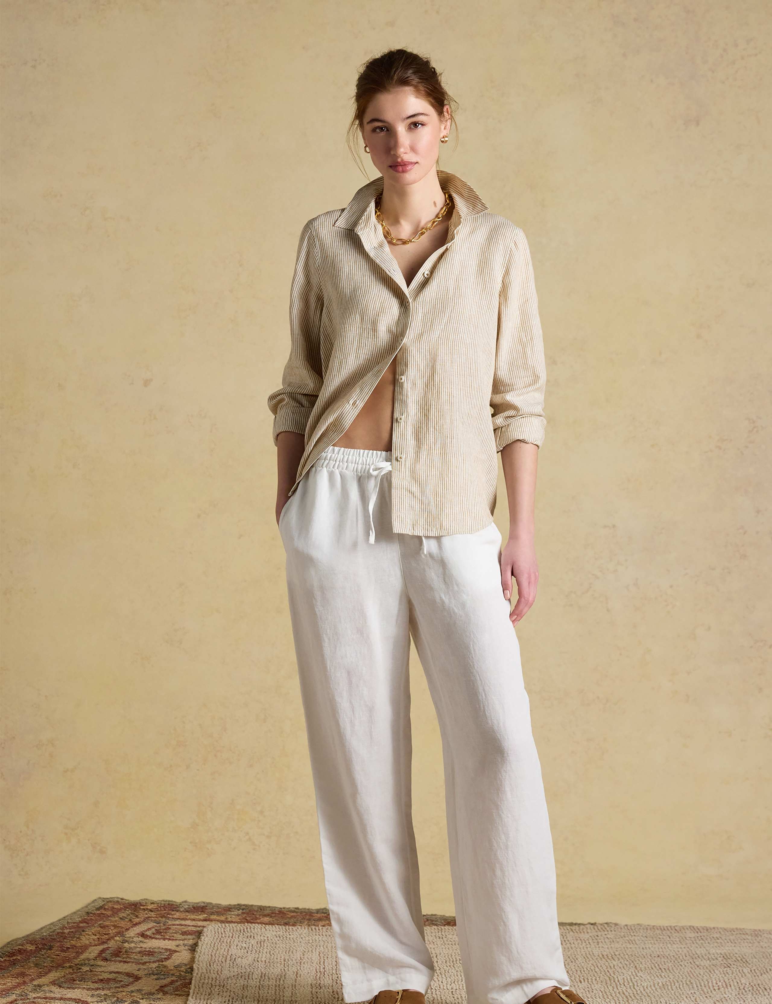 Pure Linen Striped Shirt 4 of 7
