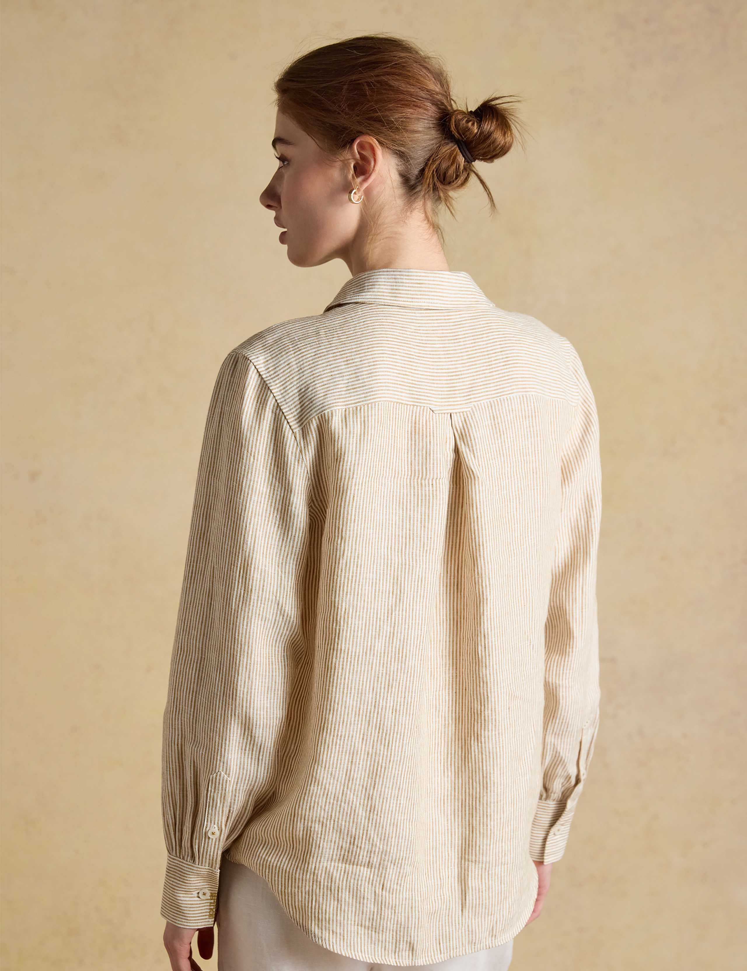Pure Linen Striped Shirt 5 of 7