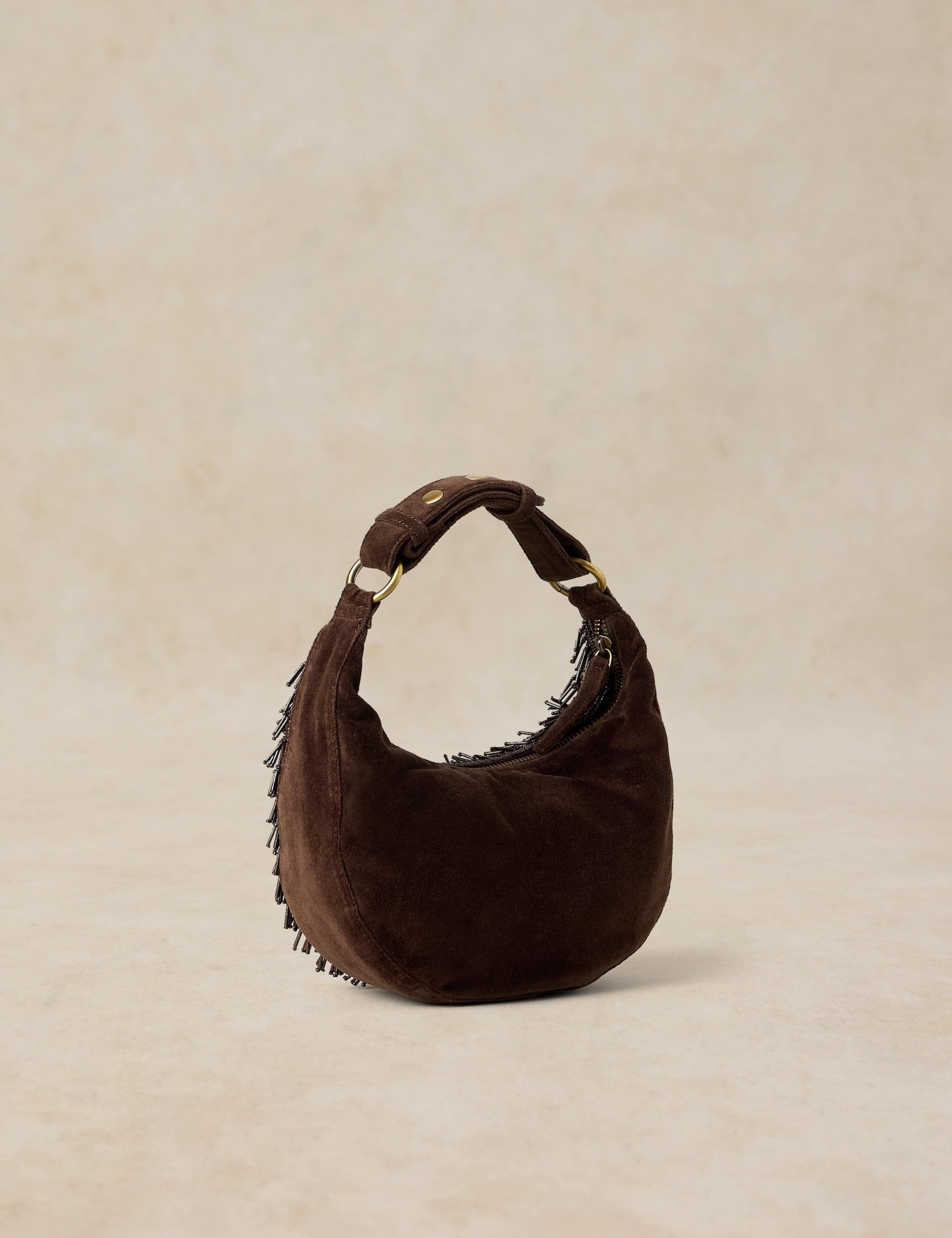 Tia Pure Cotton Fringed Shoulder Bag 3 of 4
