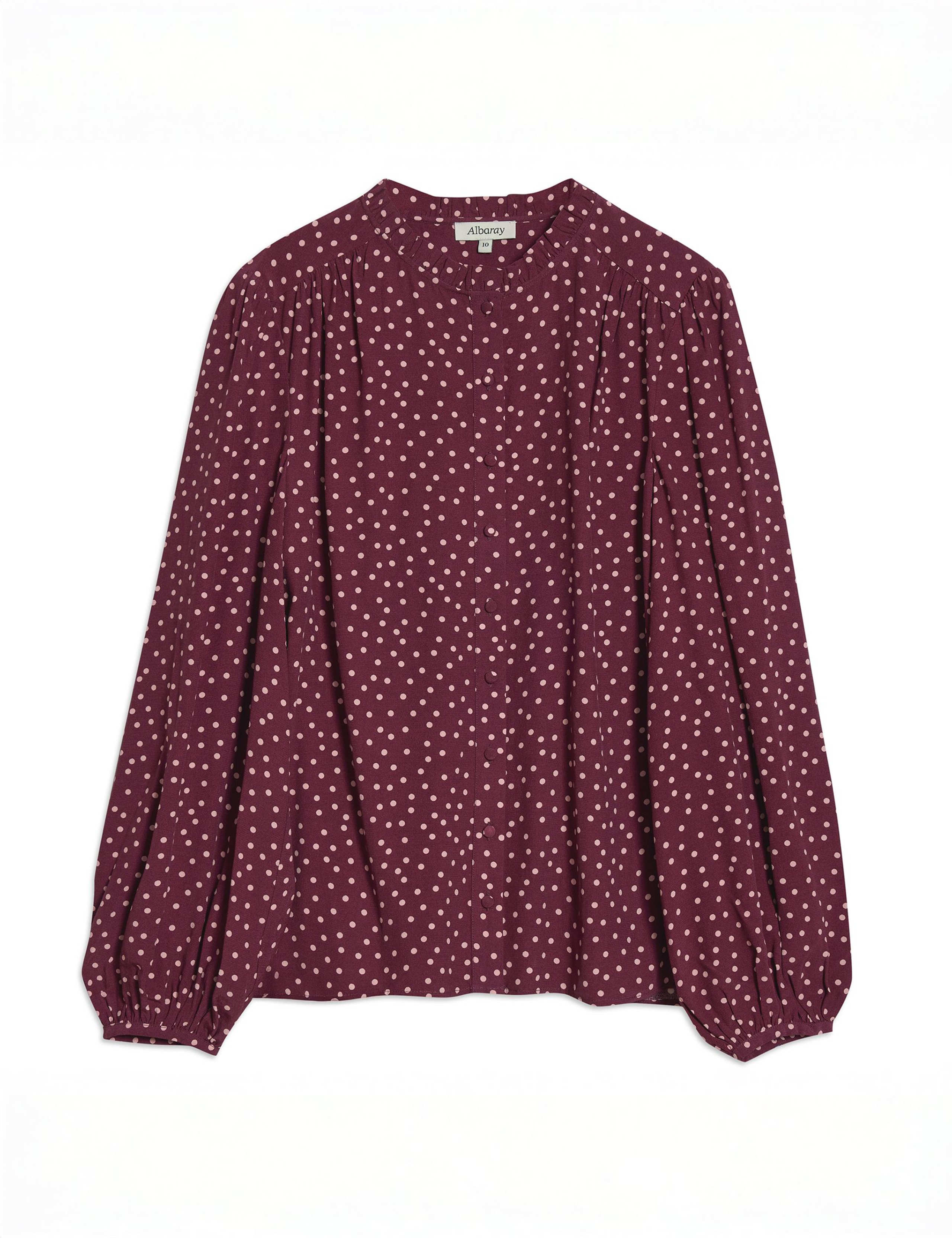Polka Dot Printed Blouse 2 of 4