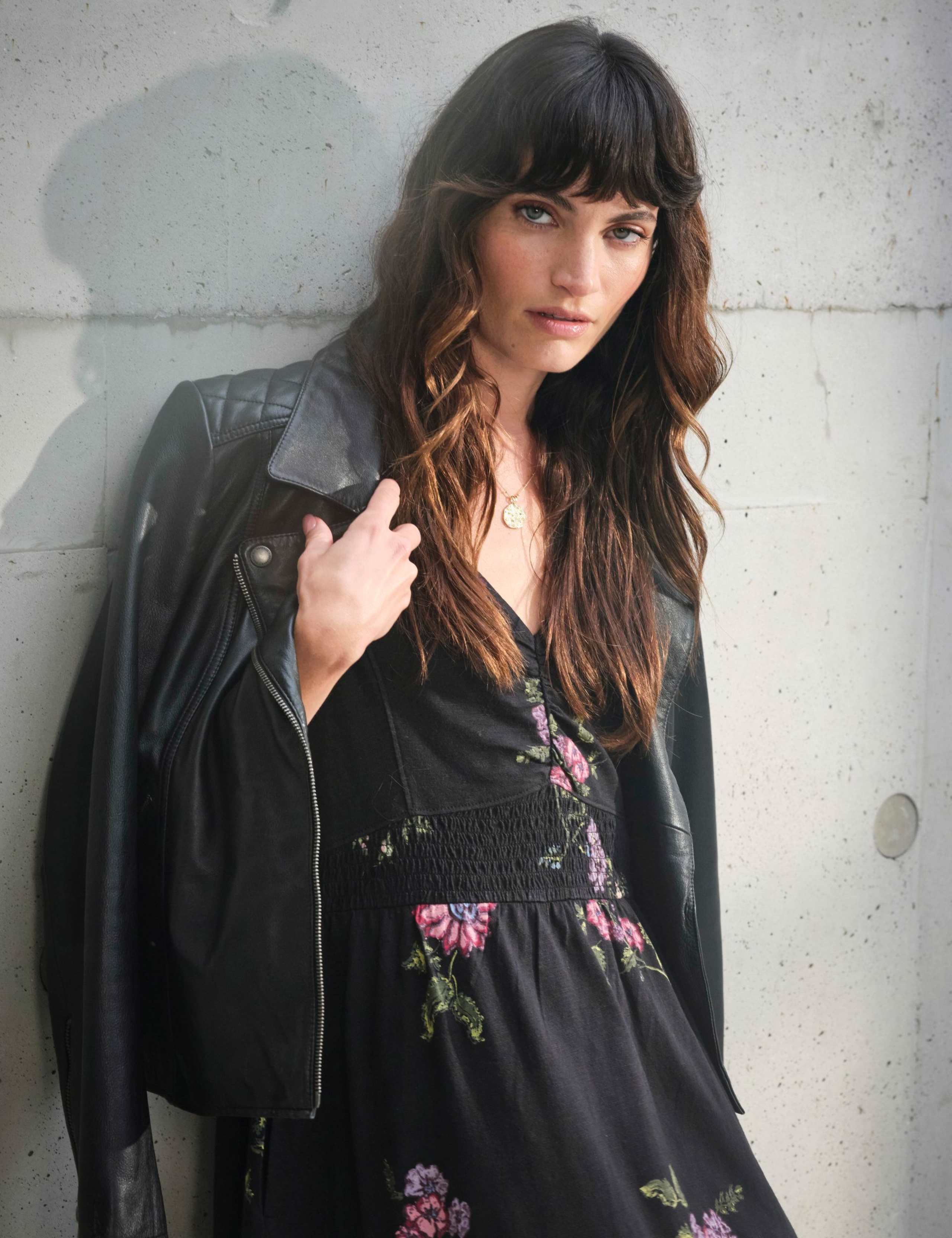 Cotton Rich Floral Mini Waisted Dress 4 of 7