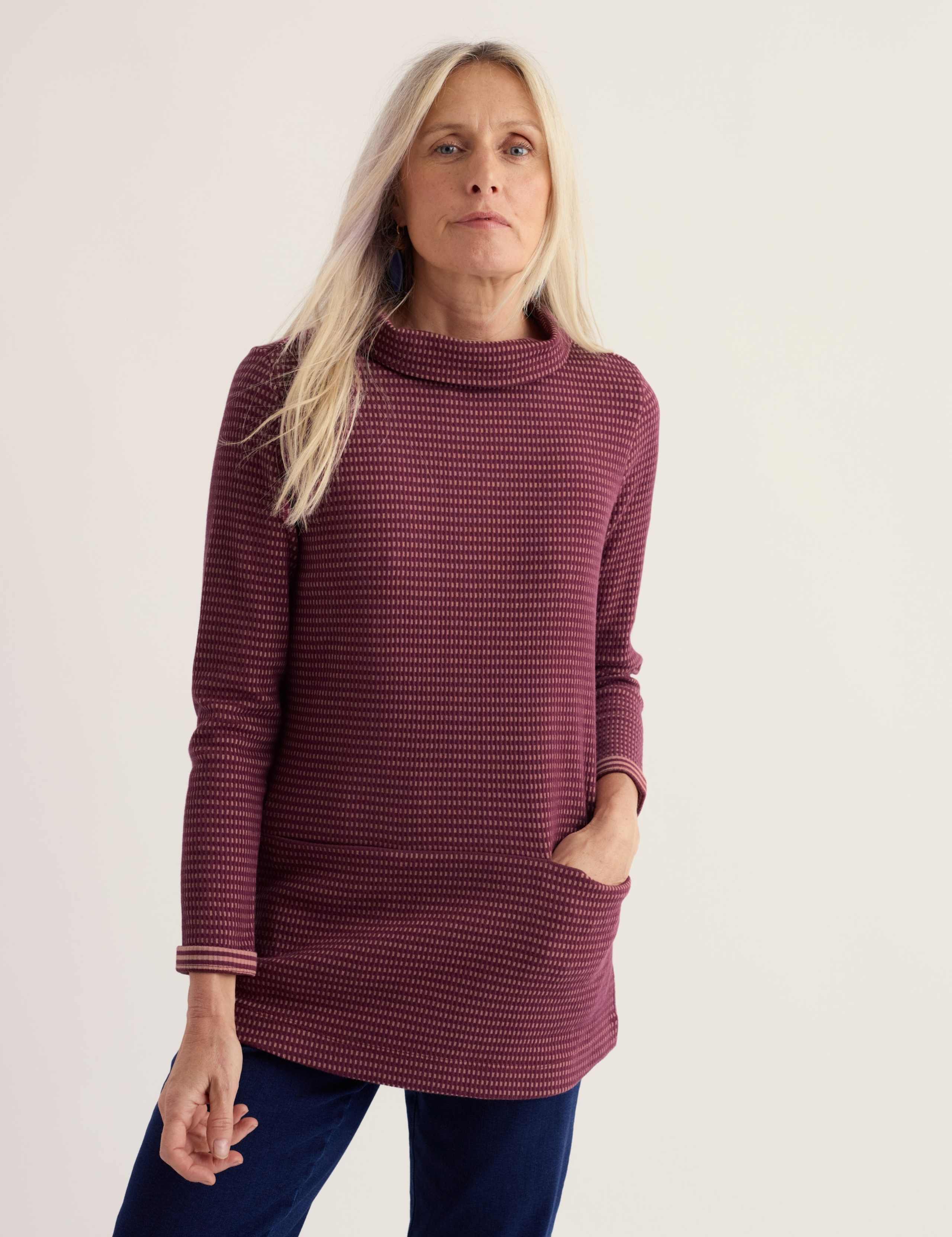 Pure Cotton Striped Tunic 5 of 5