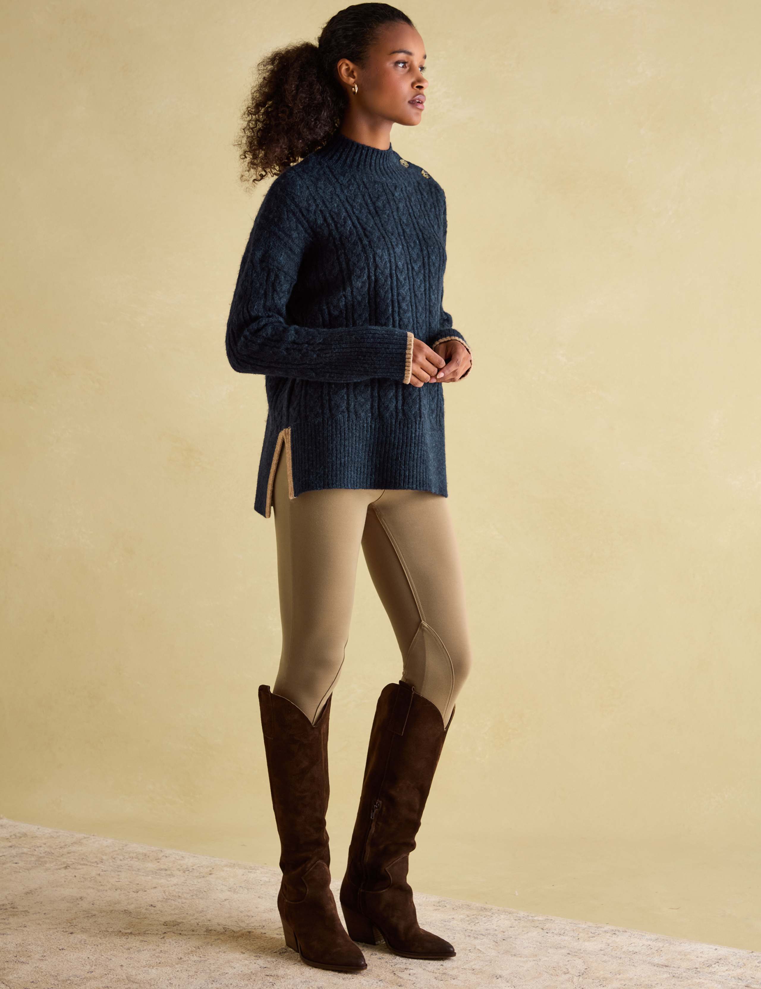 Funnel Neck Jumper with Wool 2 of 5