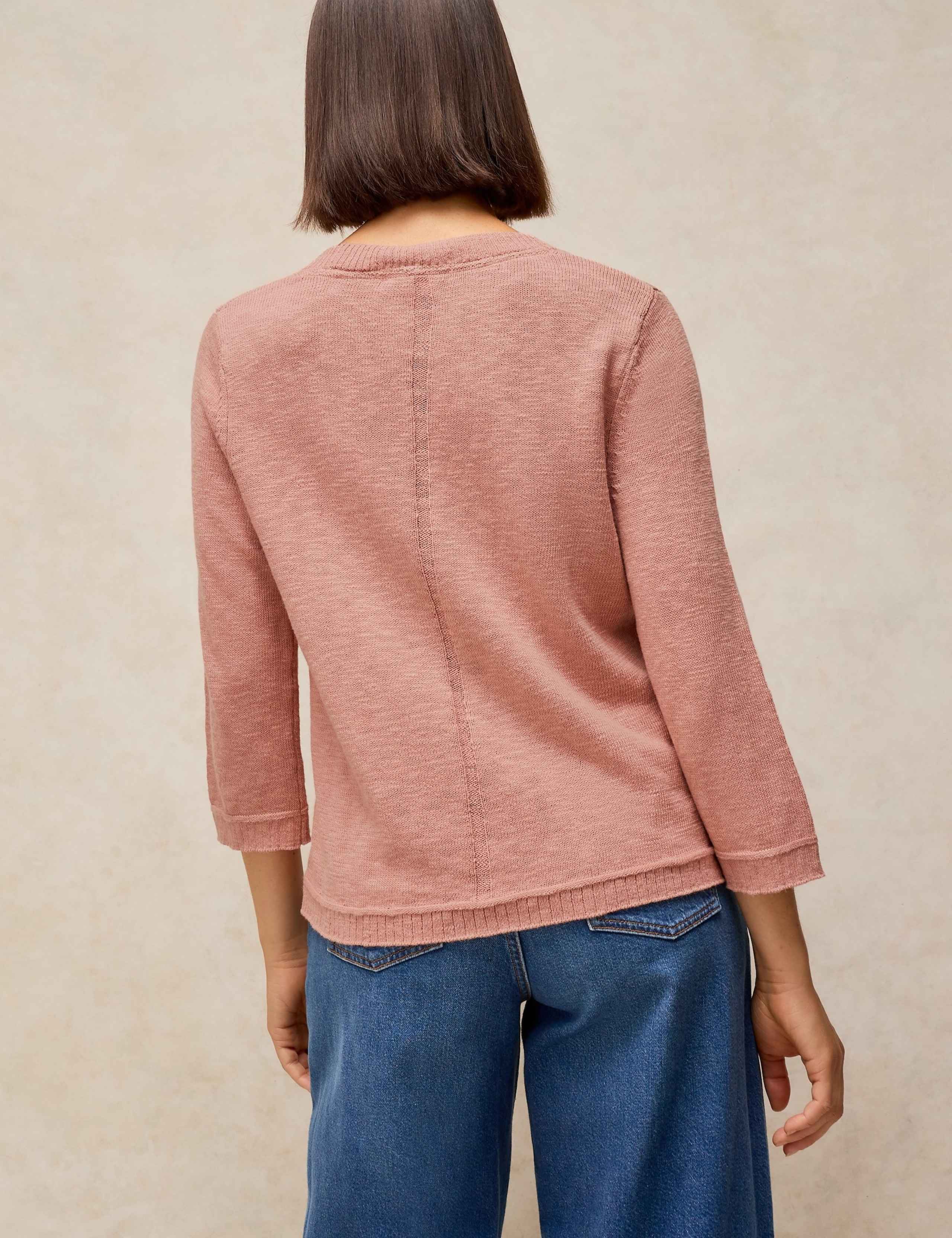 Cotton Rich Crew Neck Jumper 4 of 6