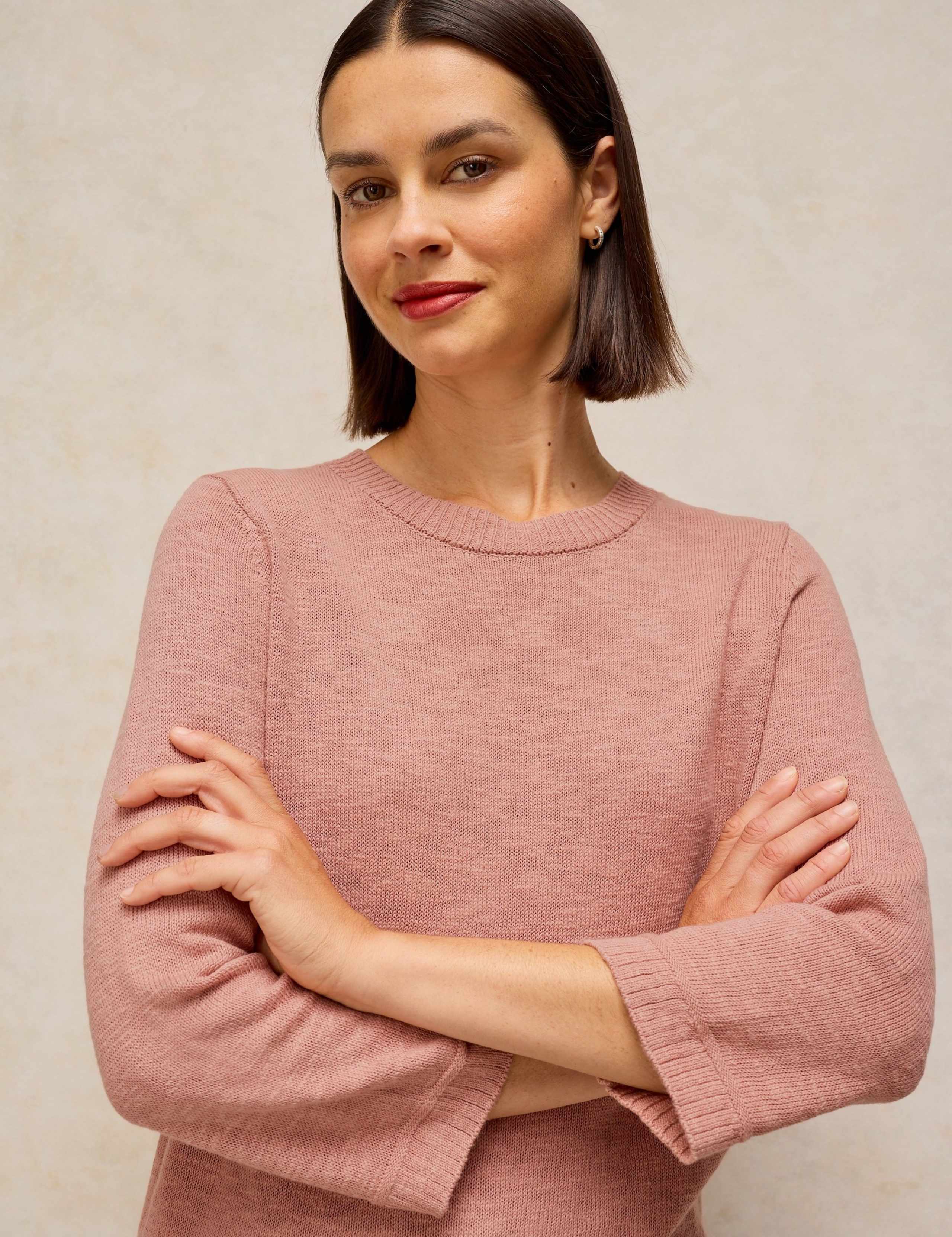 Cotton Rich Crew Neck Jumper 5 of 6