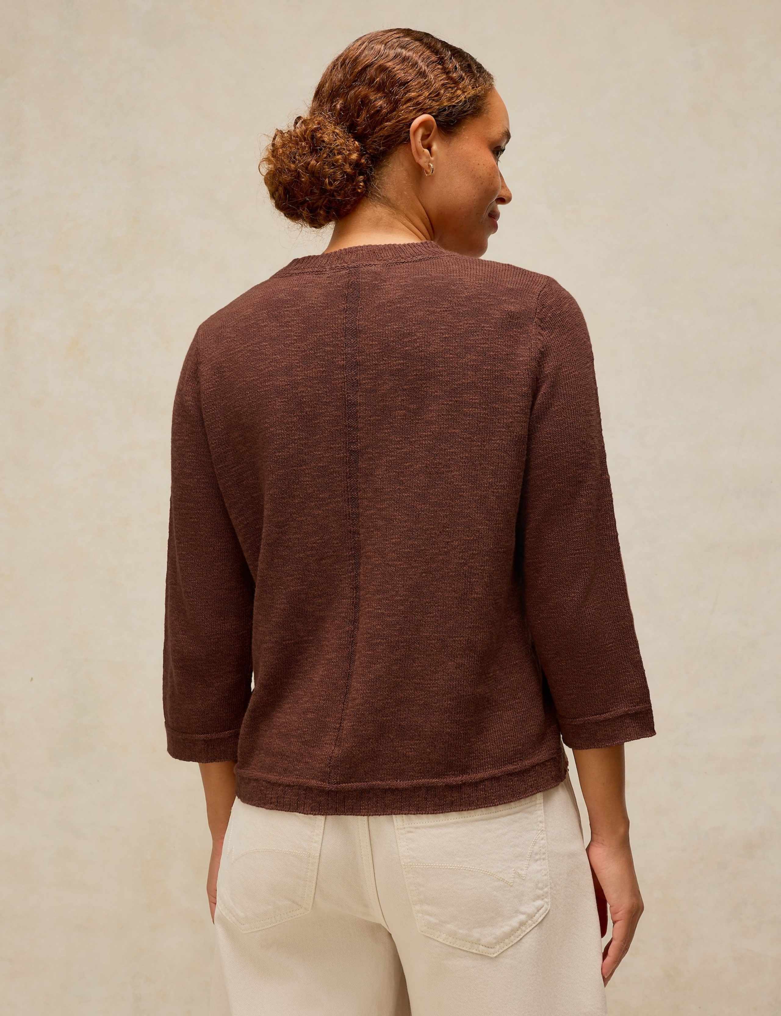 Cotton Rich Crew Neck Jumper 4 of 6