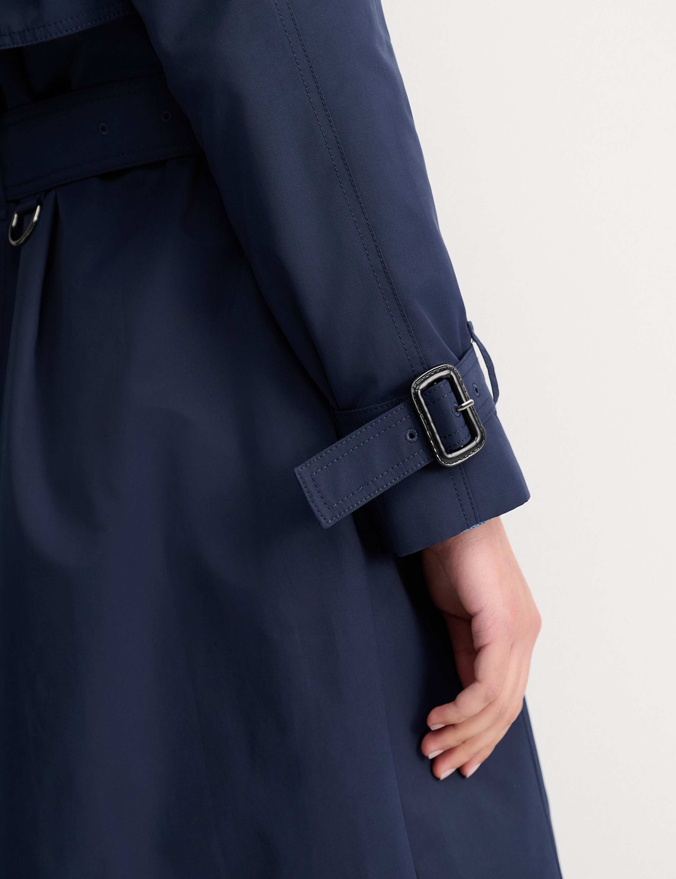 Cotton Rich Belted Short Trench Coat 6 of 6