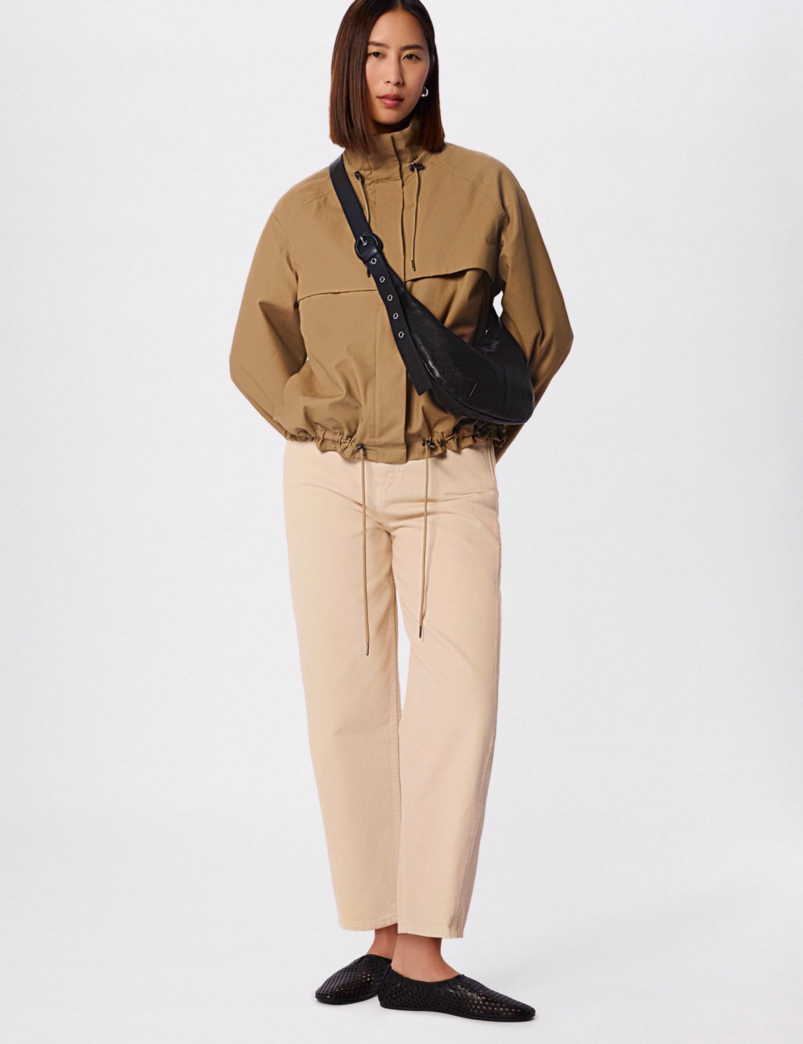 High Waisted Barrel Leg Ankle Grazer Jeans 3 of 6