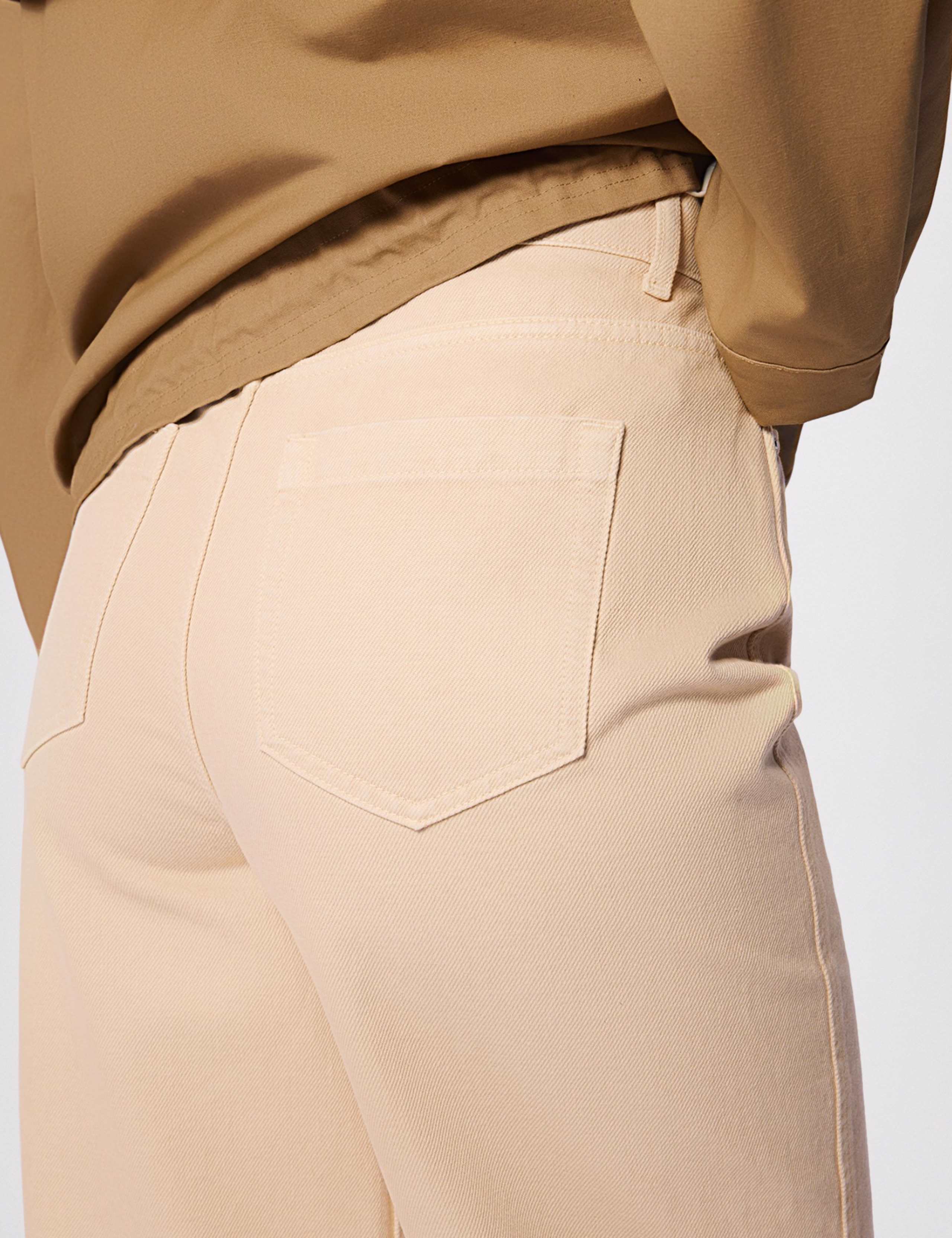 High Waisted Barrel Leg Ankle Grazer Jeans 5 of 6